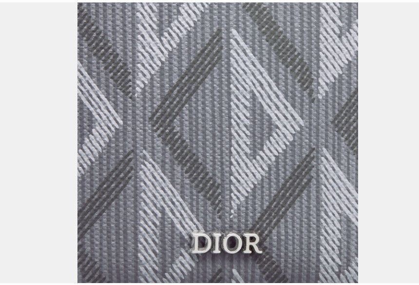Dior o1w1db10325 2ESBC0 Size: OS / Vertical Bifold Wallet Size ONE SIZE - 6 Thumbnail