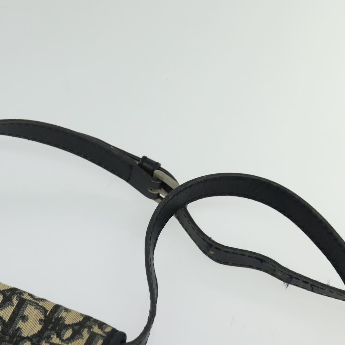 Dior DIOR Trotter Canvas Shoulder Bag Navy Silver Size ONE SIZE - 8 Thumbnail