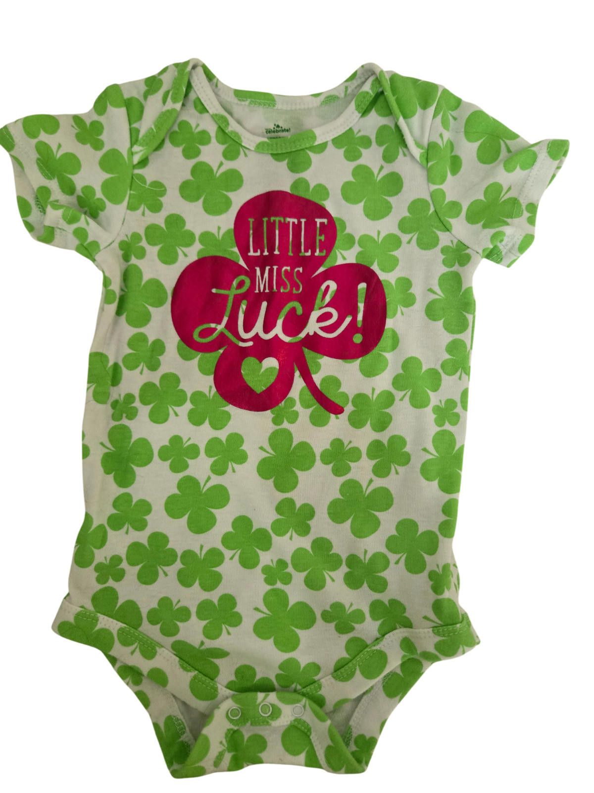 Calibrate Girls Romper Irish LIttle Miss Luck Shamrock 18 Months NEW Size ONE SIZE - 1 Thumbnail