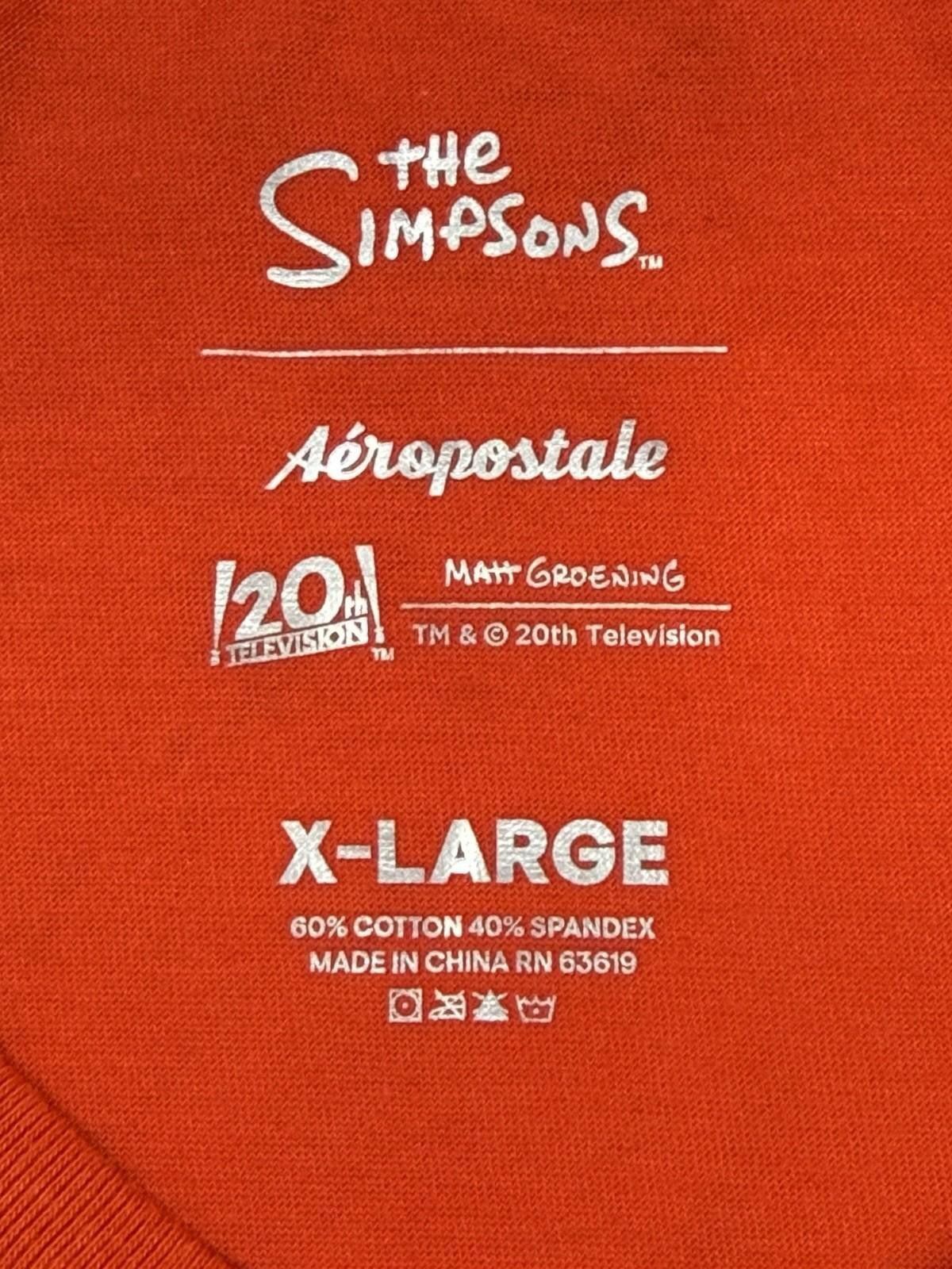 The Simpsons Simpsons Duff Beer Red Graphic Tee XL #8 Size US XL / EU 56 / 4 - 4 Thumbnail