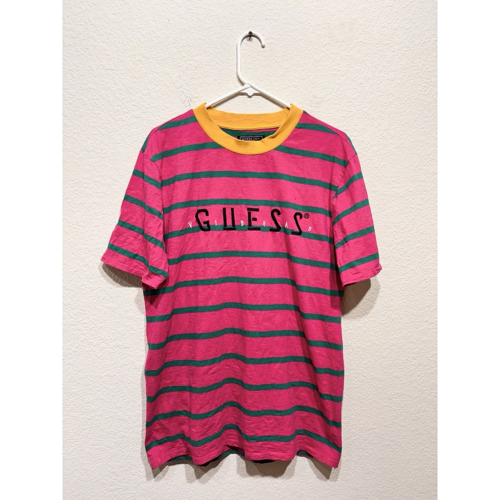 Guess Guess J x Balvin Vibras Collab Striped T-Shirt Men's Size US S / EU 44-46 / 1 - 1 Thumbnail