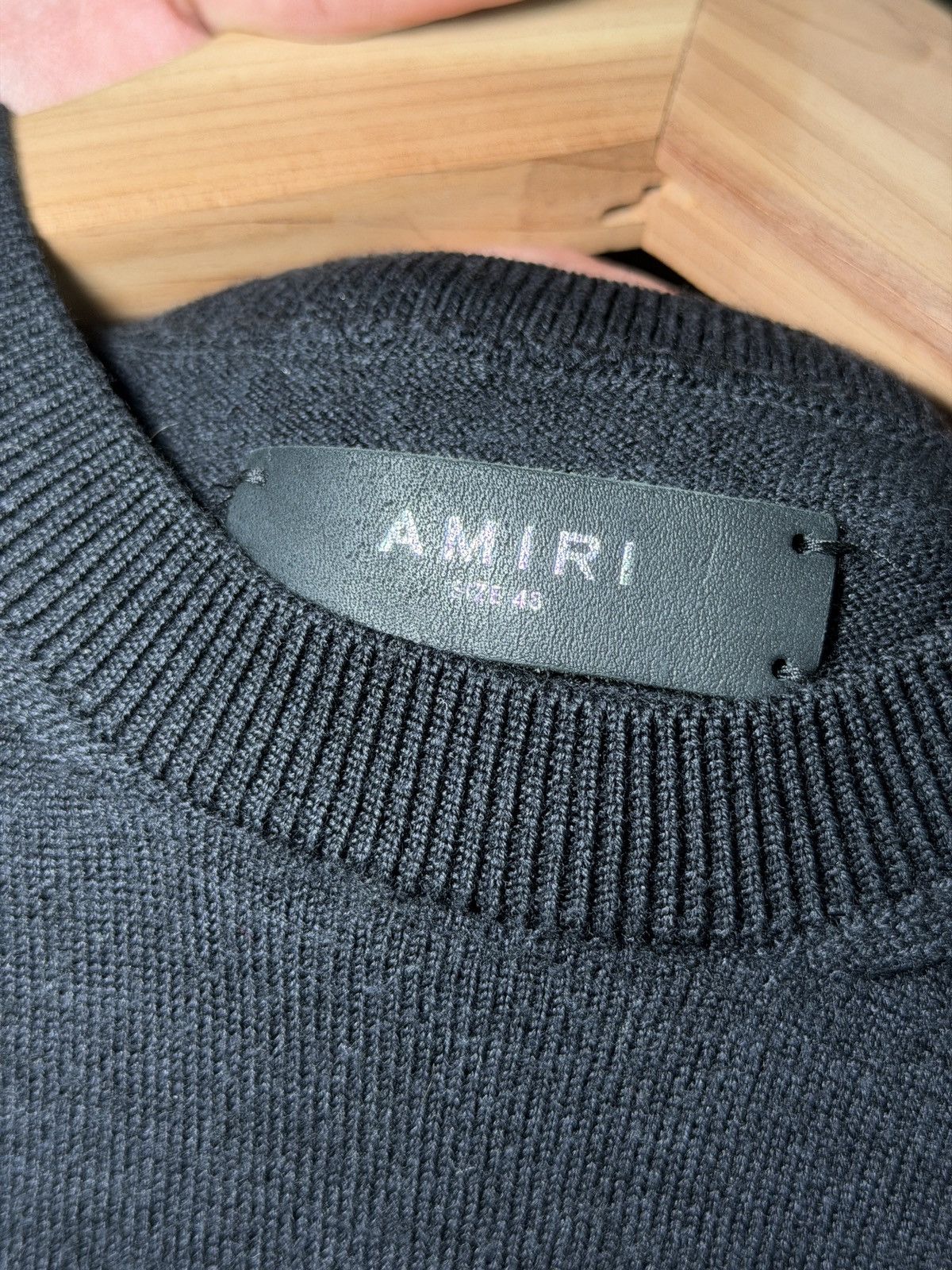 Amiri Amiri wool and silk crewneck sweater Size US S / EU 44-46 / 1 - 4 Thumbnail