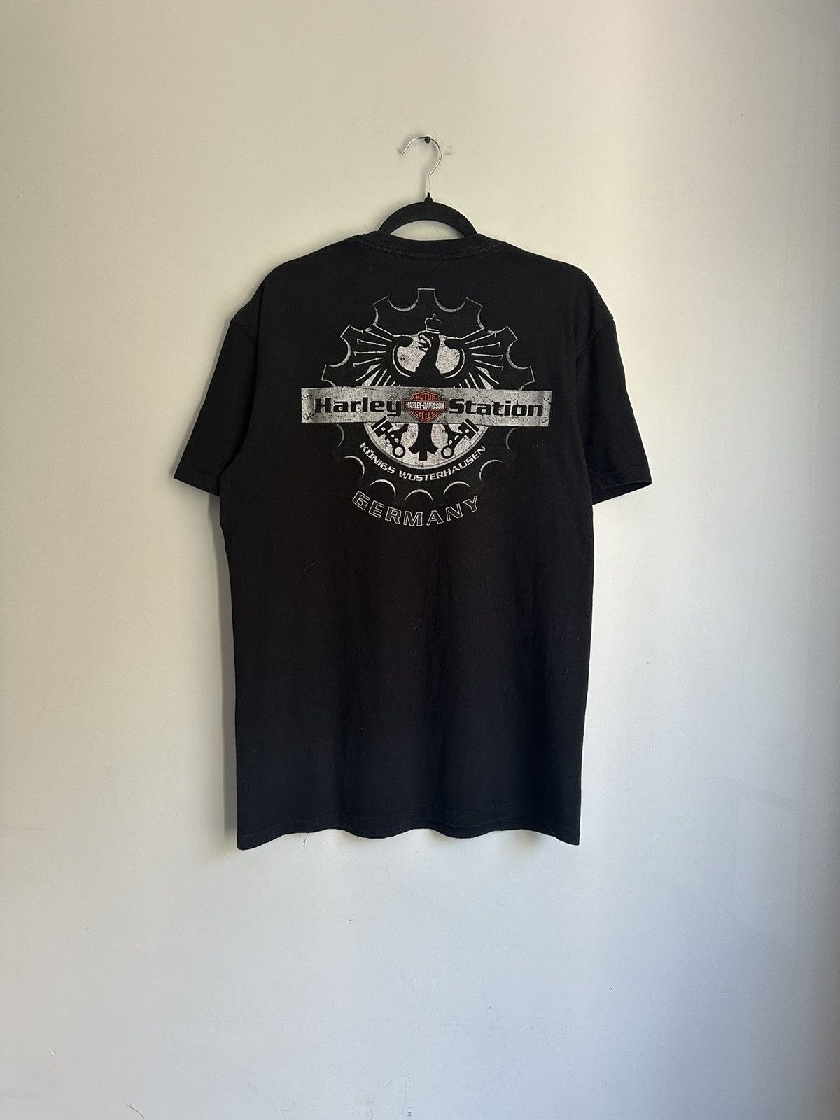 Harley Davidson × Vintage T-shirt Harley Davidson Germany Size US L / EU 52-54 / 3 - 2 Thumbnail