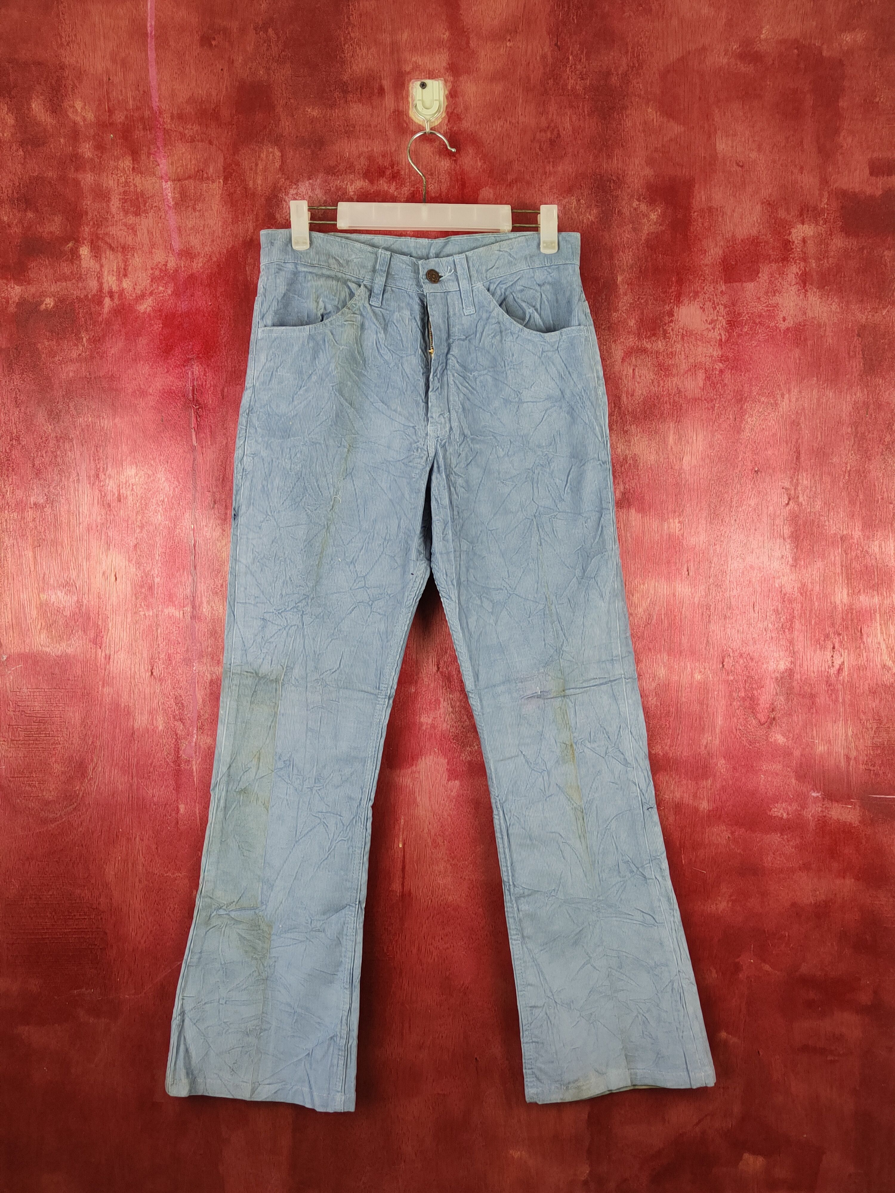 Levi's Levi's Vintage single digit Blue Corduroy Pants #S1799 Size US 29 - 1 Thumbnail