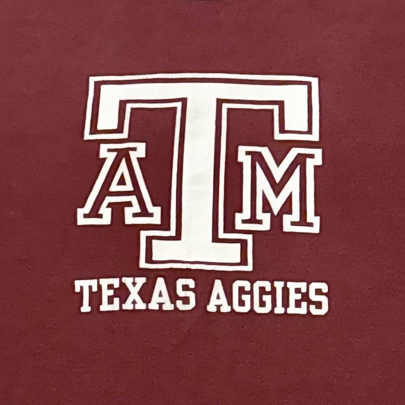 Russell Athletic VINTAGE SINGLE STITCH TEXAS A&M RUSSELL ATHLETIC TEE! Size US XL / EU 56 / 4 - 1 Thumbnail