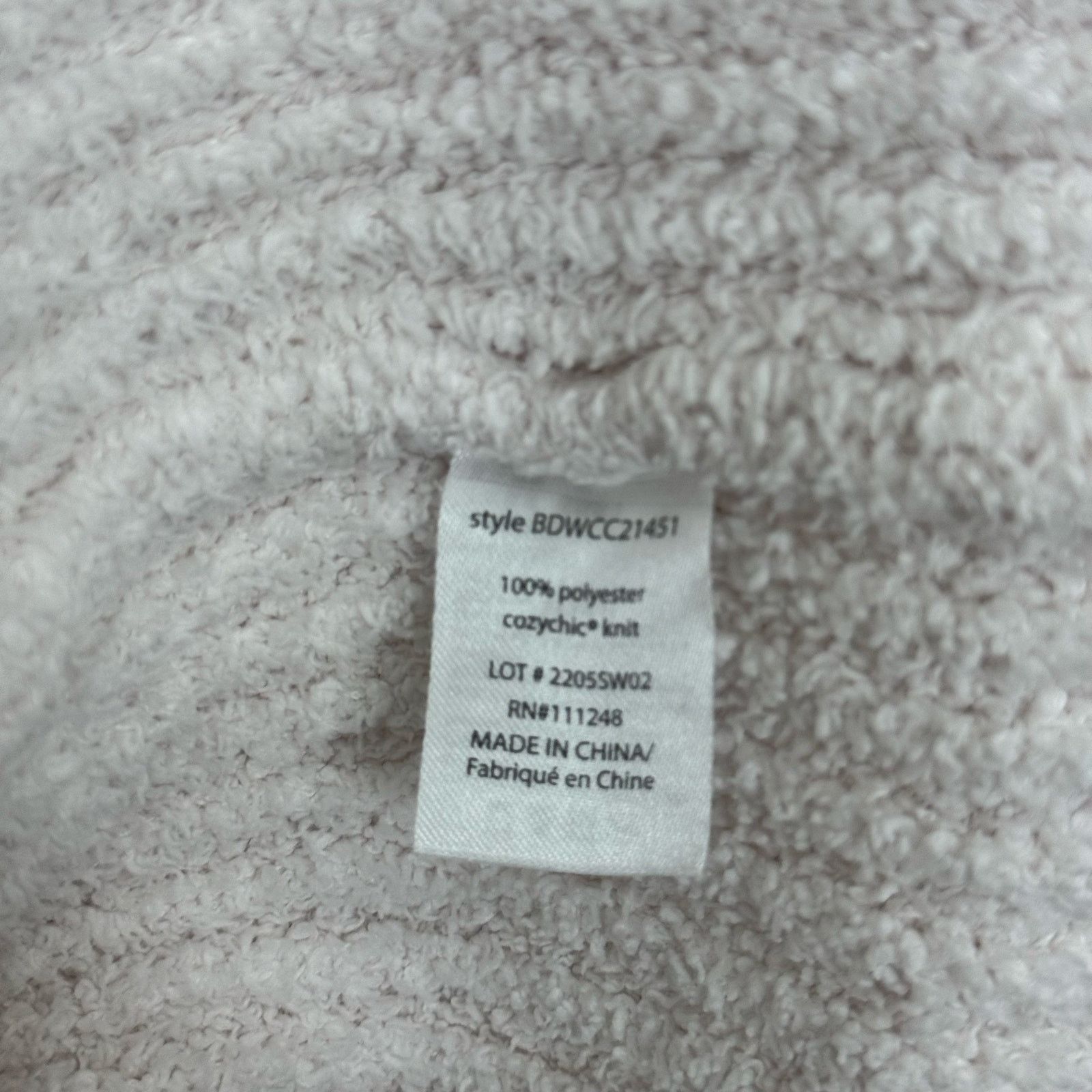 Other Barefoot Dreams CozyChic Knit Side Tie Ribbed Robe Almond XL Size ONE SIZE - 7 Thumbnail