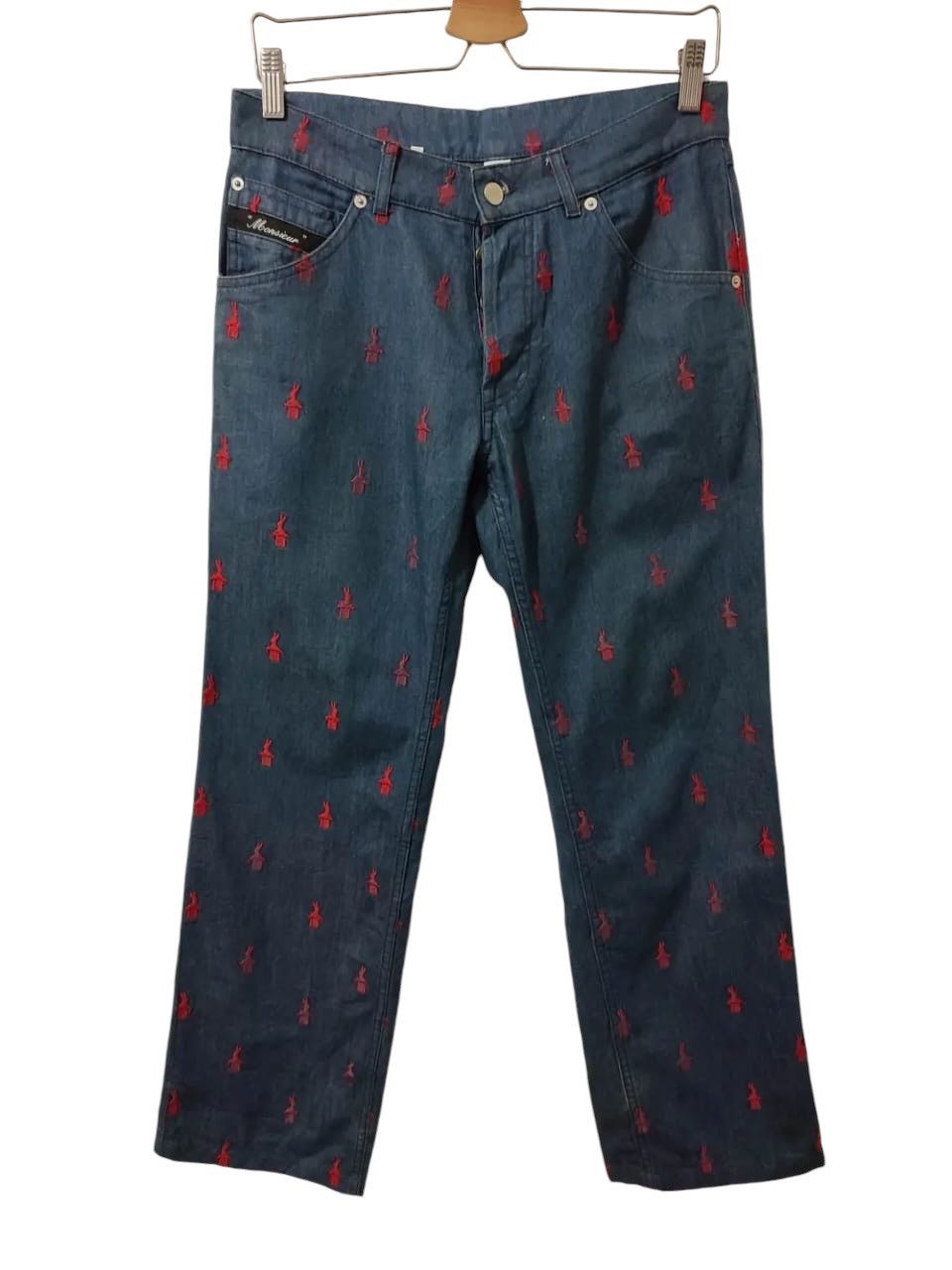 Viktor & Rolf Viktor & Rolf Full Embroidery Design Pants Made In Italy Size US 29 - 1 Thumbnail