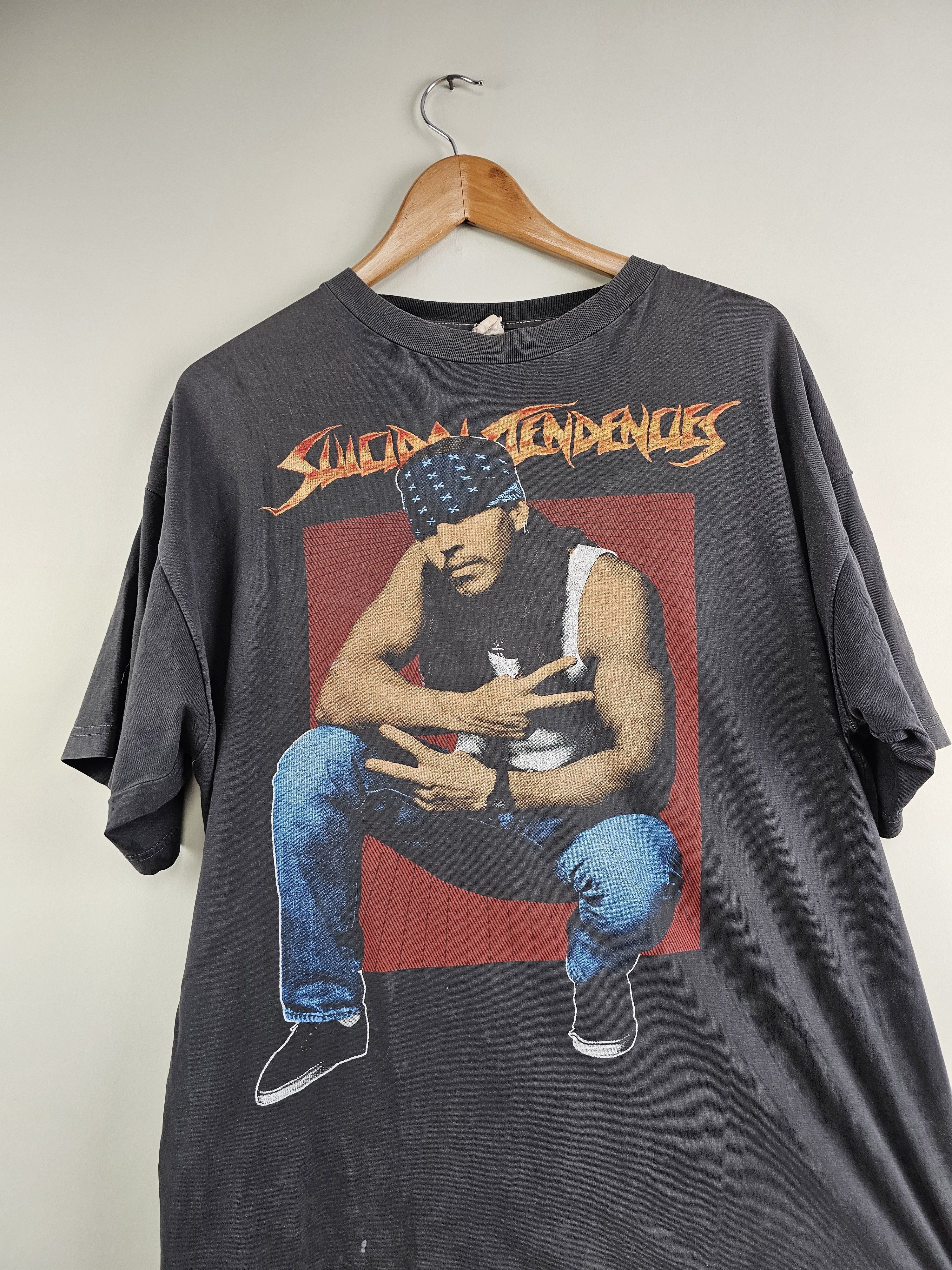 Band Tees × Vintage 90s Suicidal Tendencies Skate punk XL 23" 28" Size US XL / EU 56 / 4 - 2 Thumbnail
