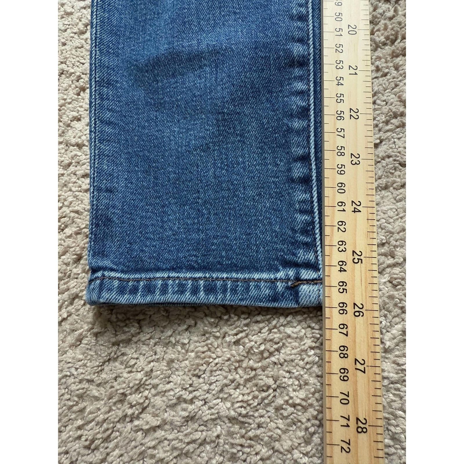 Banana Republic Banana Republic High Rise Straight Jeans Medium Wash Size 27" / US 4 / IT 40 - 8 Thumbnail