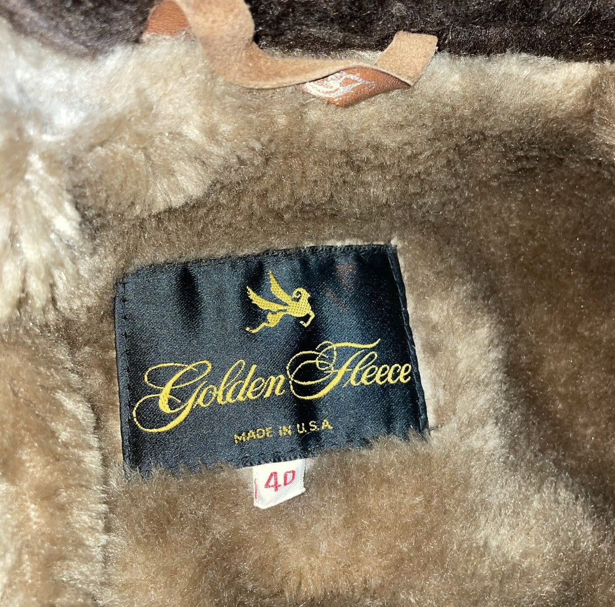 Vintage Vintage Golden Fleece A-2 Brown Leather Flight Bomber Jacket Size US M / EU 48-50 / 2 - 5 Thumbnail
