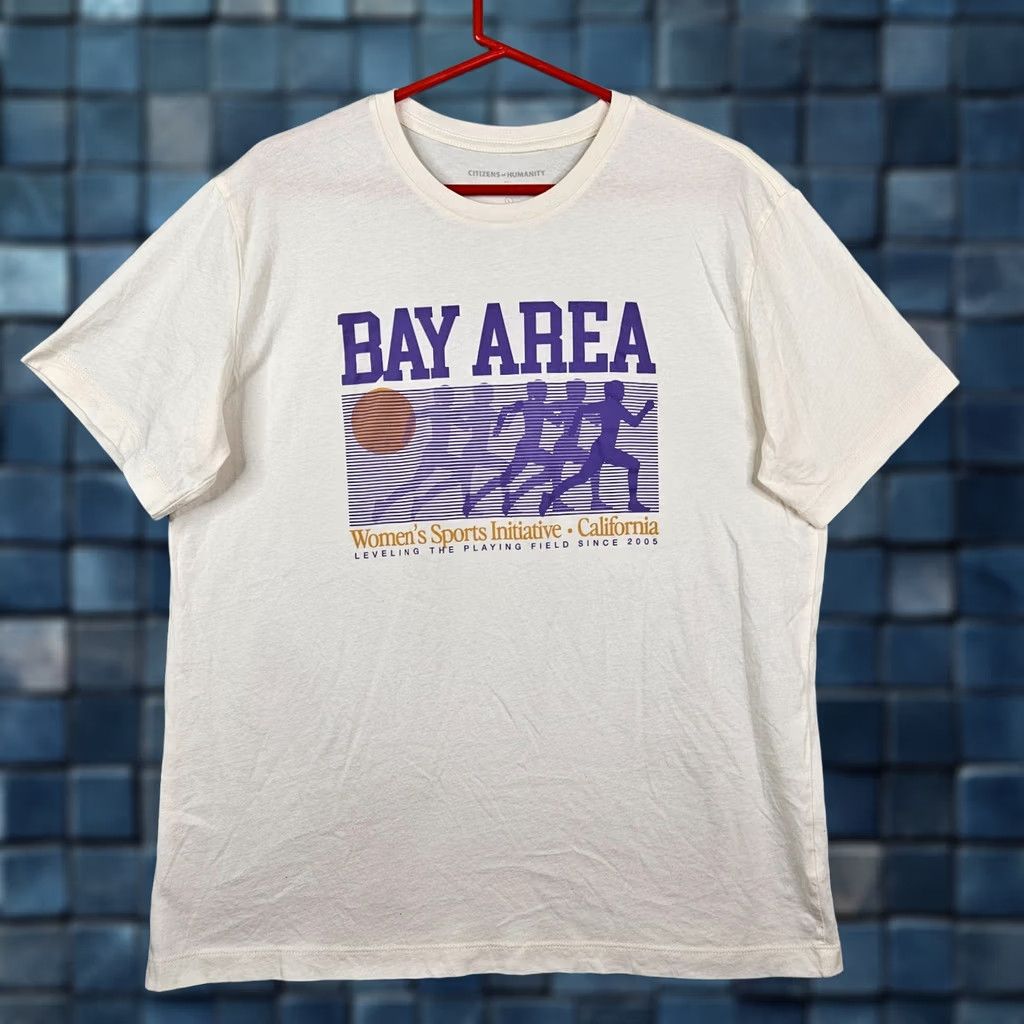 Citizens Of Humanity Citizens of Humanity Bay Area Women's Sports Initiative Graphic Tee Sz L Shirt Womens Multicolor 90s? (Note: 90s not in original) Size L / US 10 / IT 46 - 1 Thumbnail
