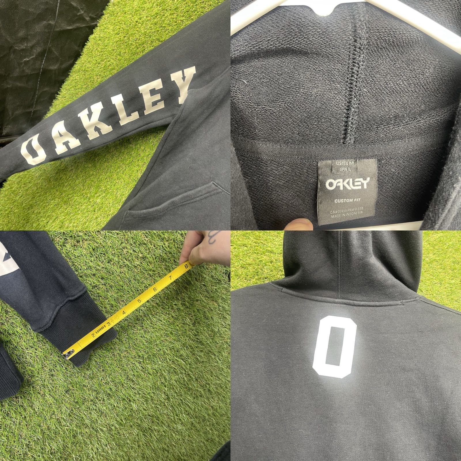 Oakley Oakley Hoodie Mens Medium Black Pullover Logo Drawstring Fleece Kangaroo Pocket Size US M / EU 48-50 / 2 - 8 Thumbnail