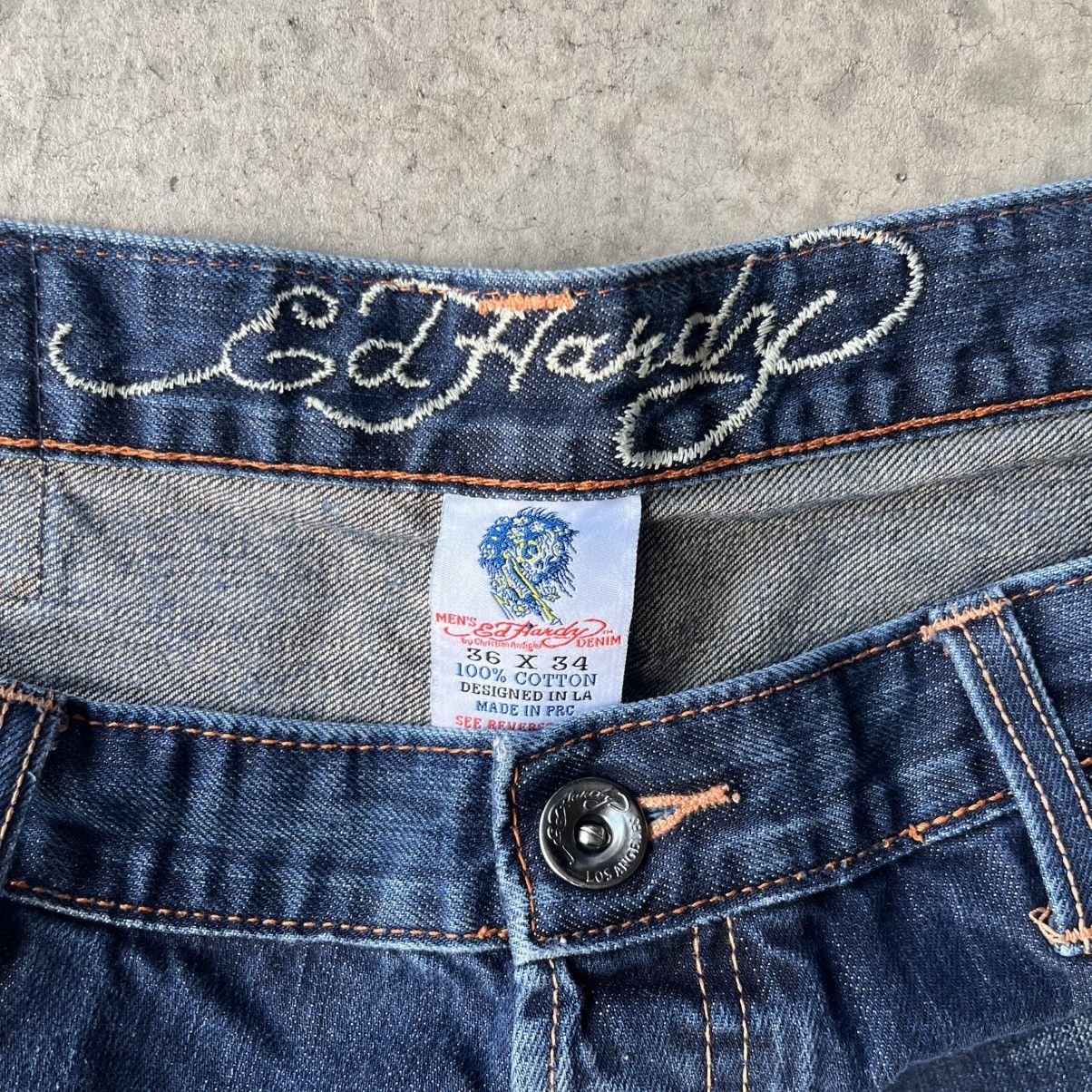 Ed Hardy 2008 ed hardy raw denim Size US 34 / EU 50 - 4 Thumbnail