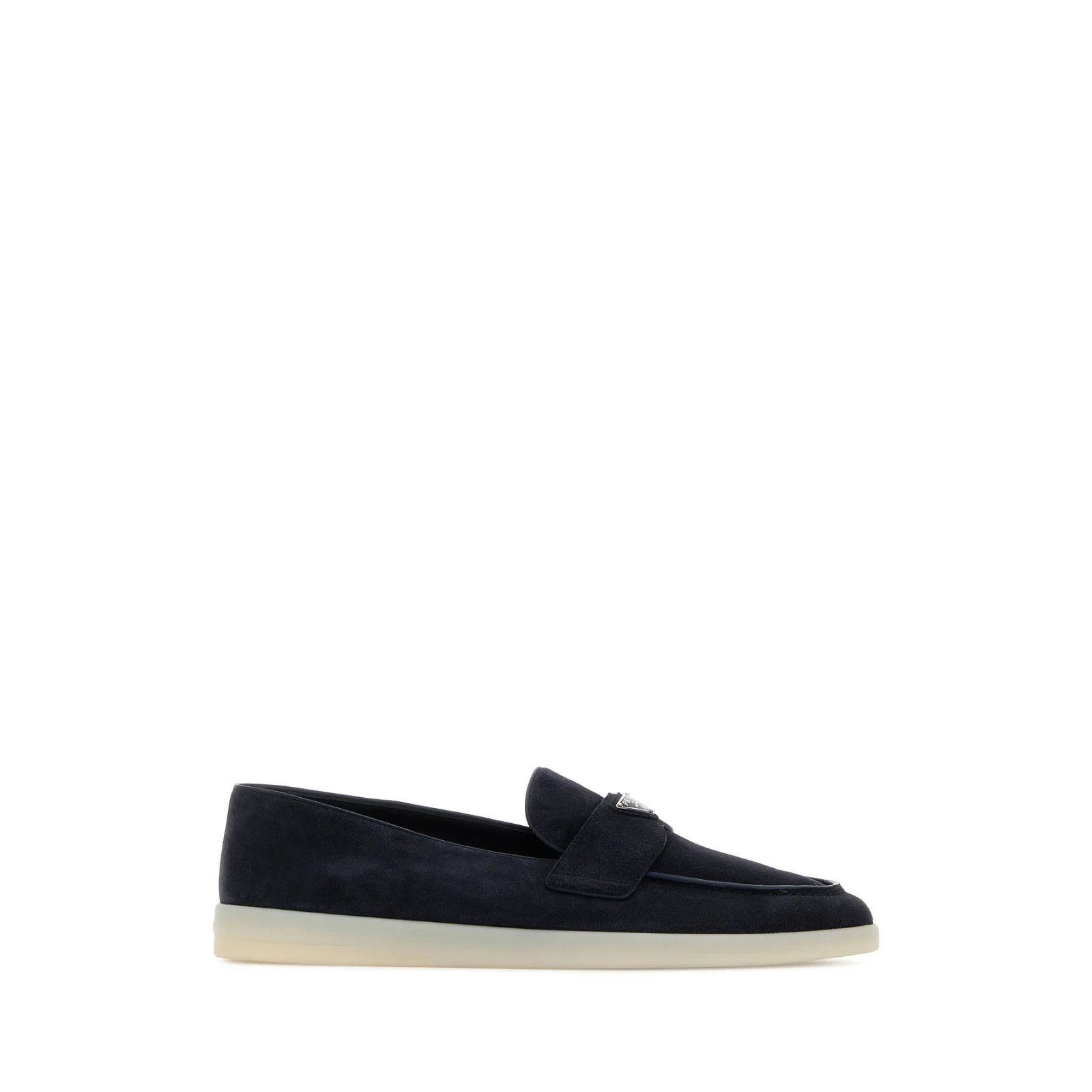 Prada PRADA Navy Blue Suede Loafers New And Authentic (Men's size: Size US 9.5 / EU 42-43 - 5 Thumbnail