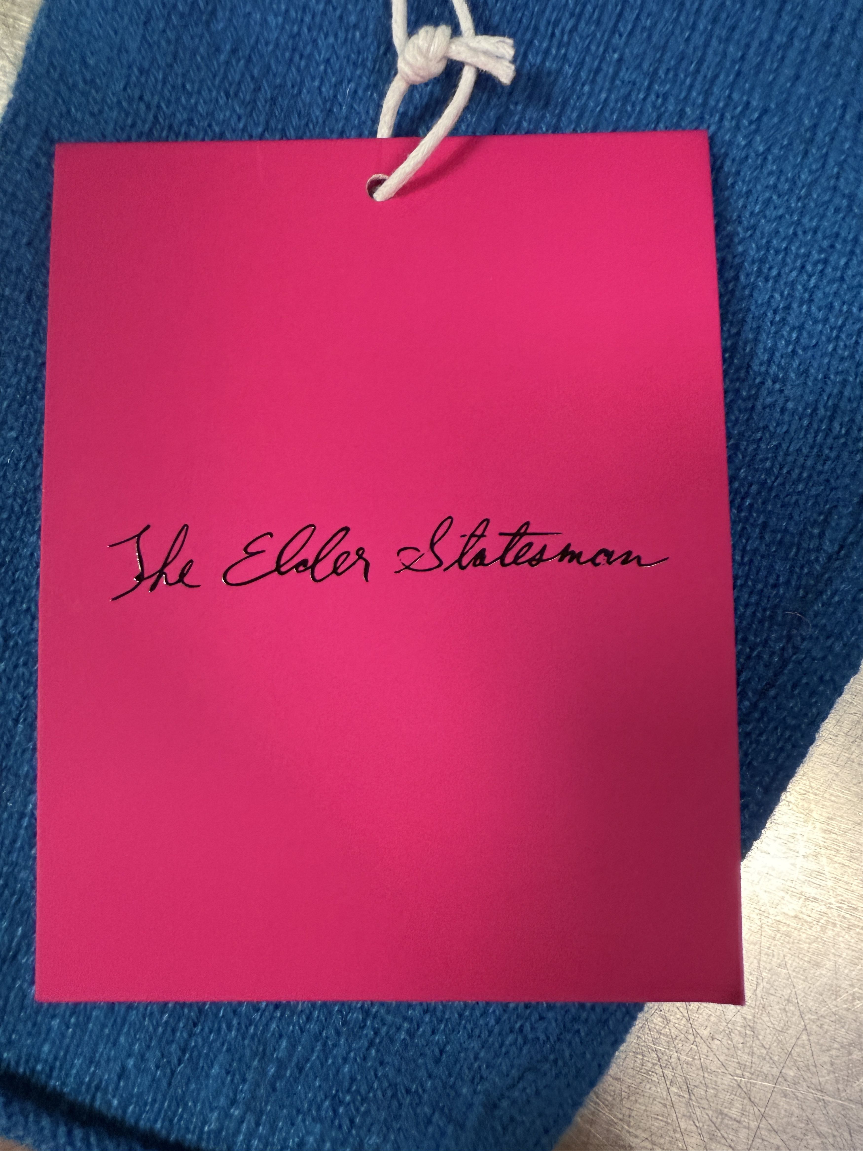 The Elder Statesman $985 The Elder Statesman Tranquility Cashmere Roll Crewneck Size S / US 4 / IT 40 - 6 Thumbnail