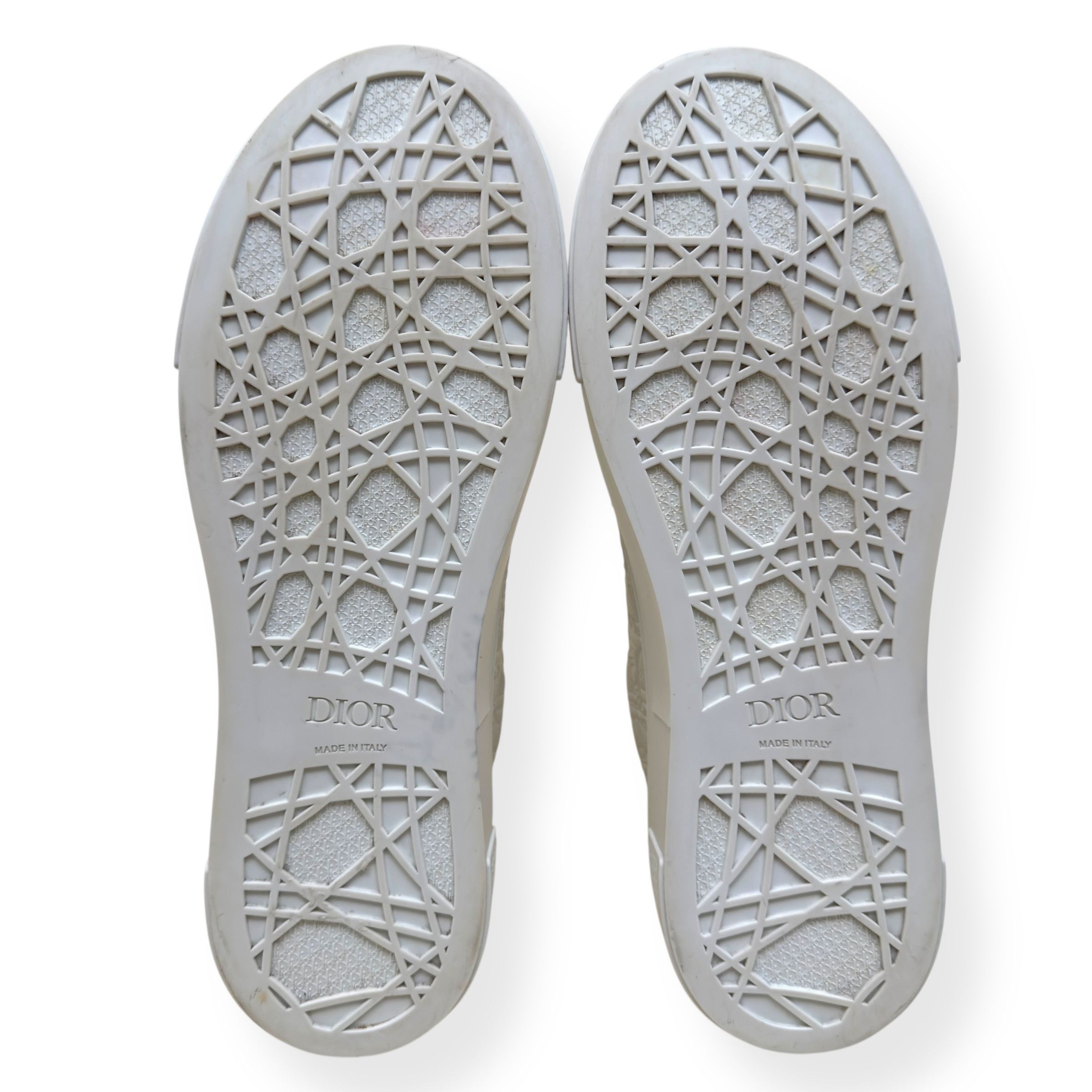 Dior DIOR B33 OBLIQUE LEATHER SPIN SNEAKER WHITE 45 / UK11 Size US 12 / EU 45 - 12 Thumbnail