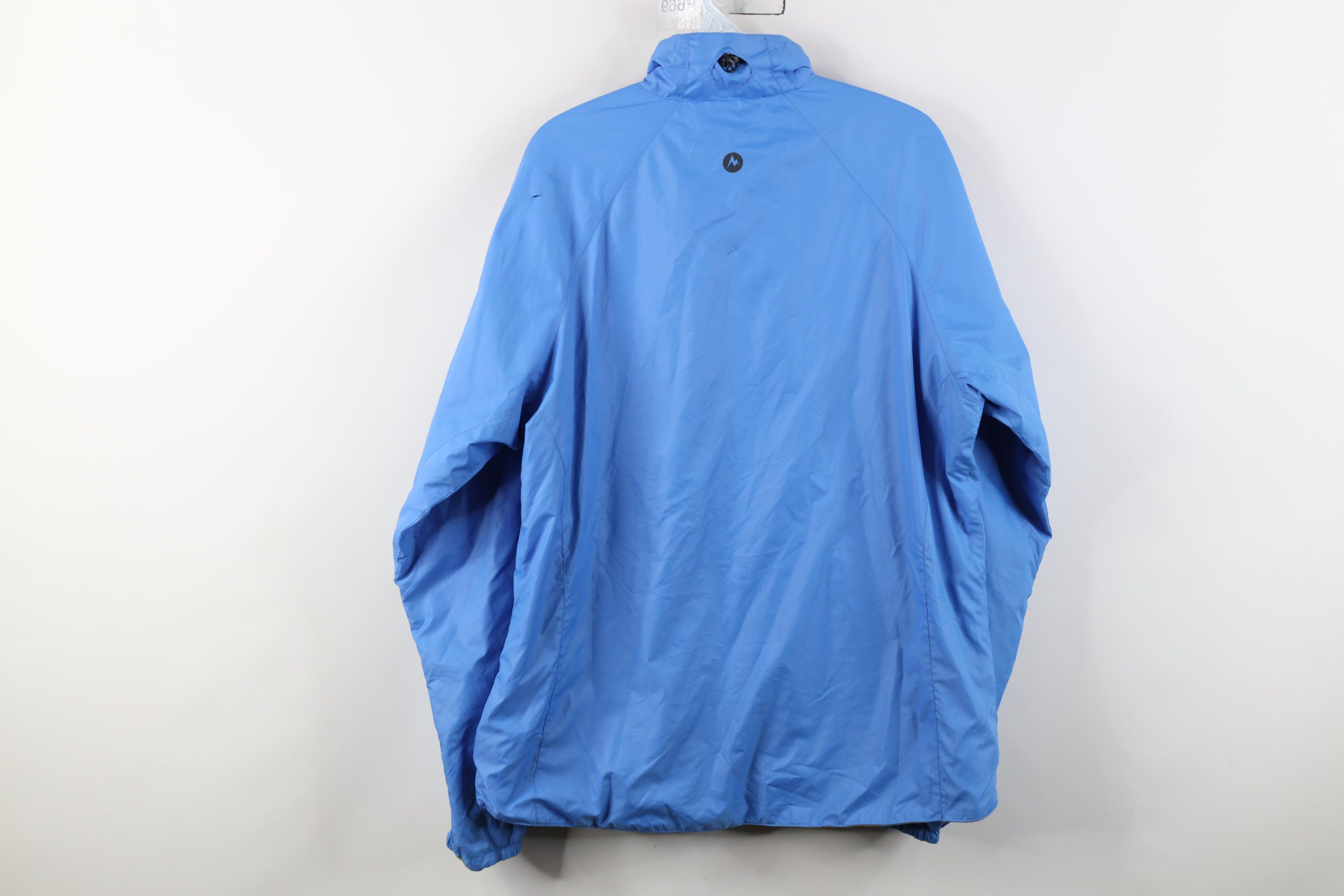 Marmot Vintage Marmot Fleece Lined Windbreaker Jacket Blue Size L / US 10 / IT 46 - 14 Thumbnail