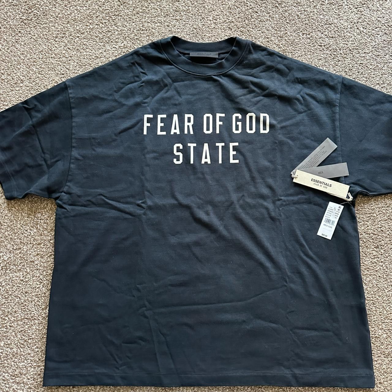 Essentials 🖤 SALE: Fear of God Essentials – Black Heavy T-Shirt Size US M / EU 48-50 / 2 - 4 Thumbnail
