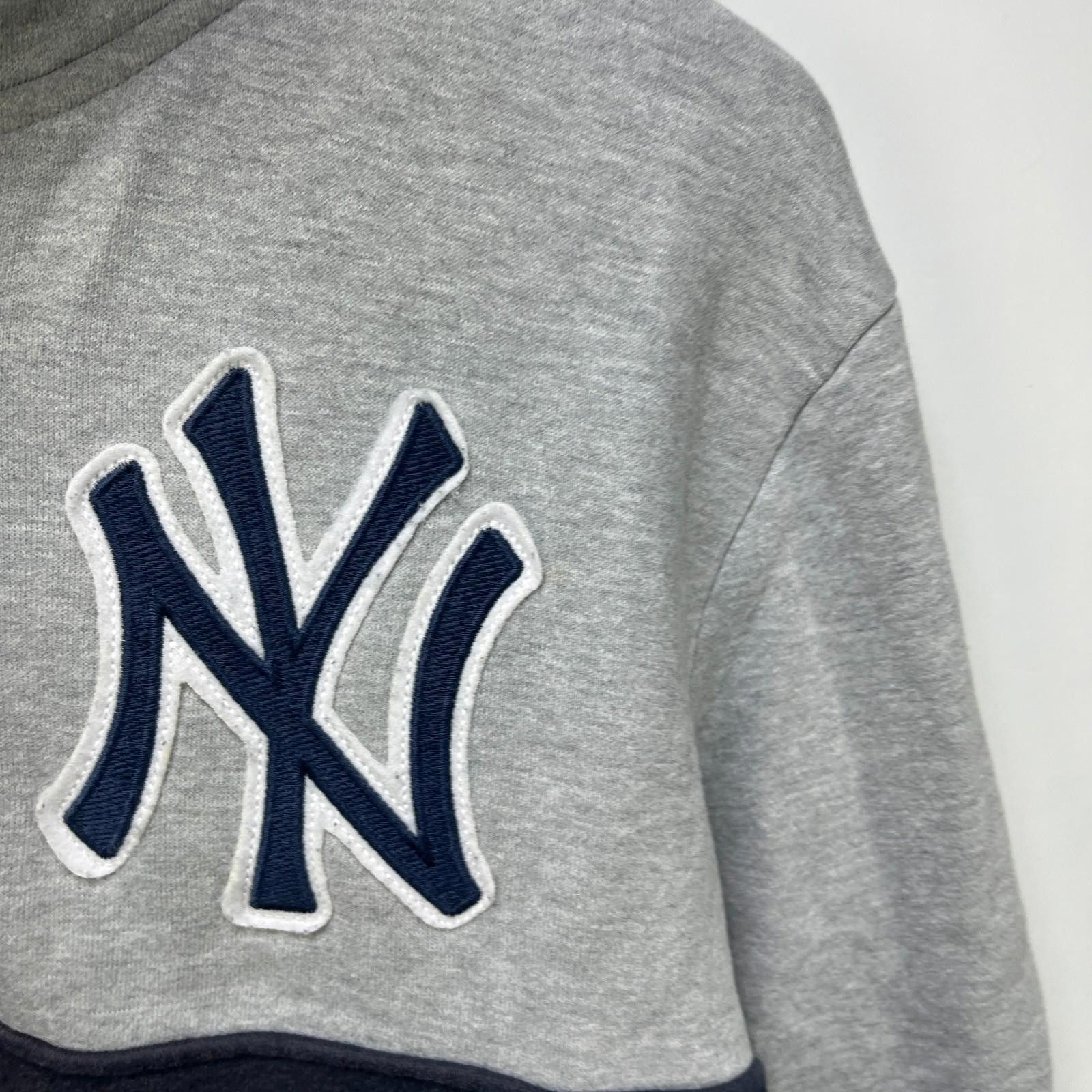 47 Vintage Y2K New York Yankees MLB Hoodie XL Sun Faded Size ONE SIZE - 3 Thumbnail