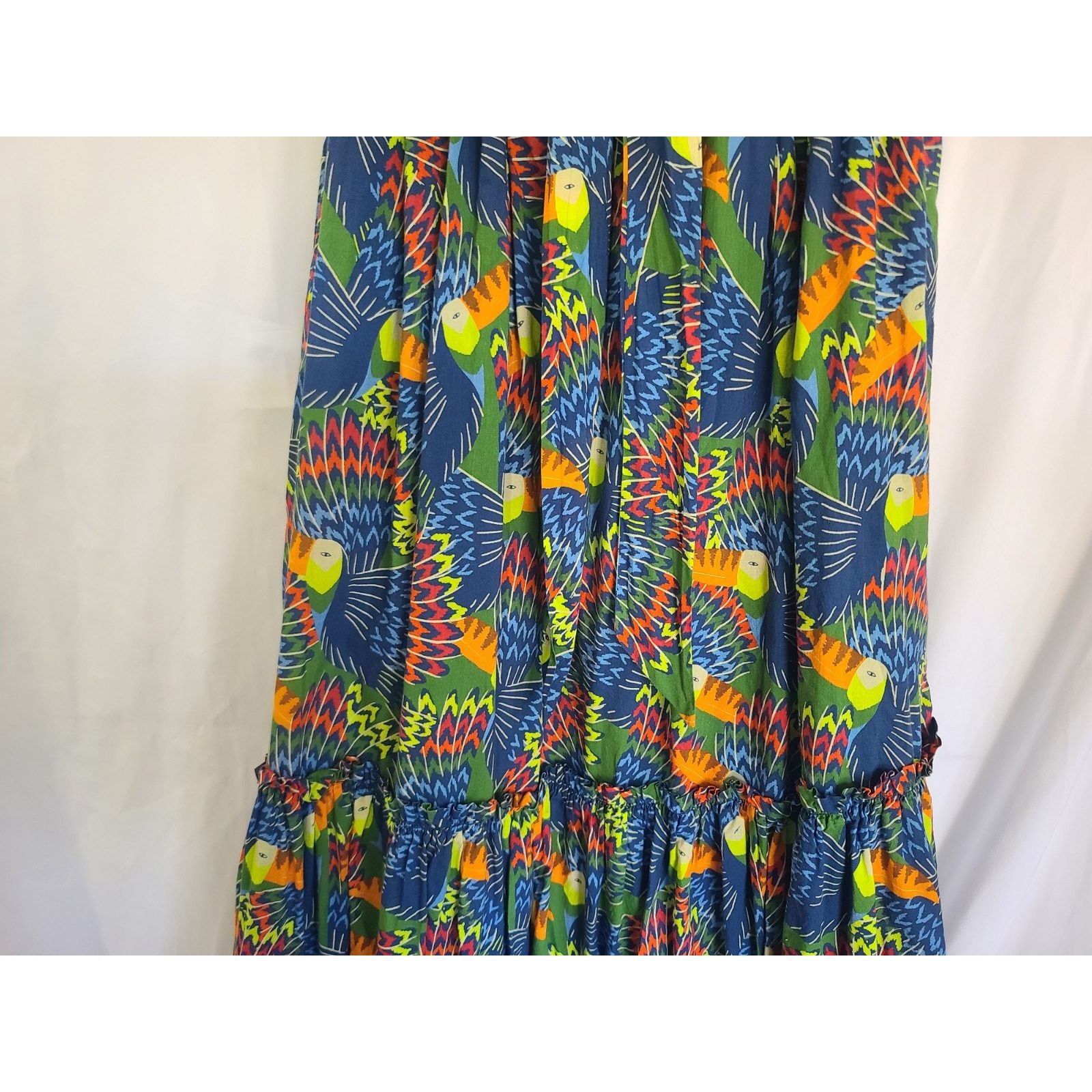 Farm Rio Farm Rio For Anthropologie Multicolor Maxi Dress XXS Size XXS / US 00 / IT 34 - 6 Thumbnail