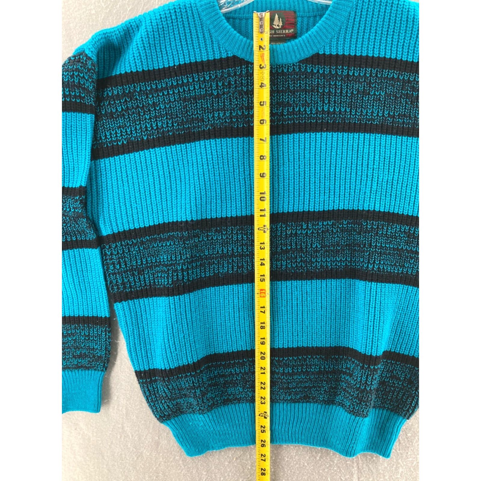 High Sierra VINTAGE High Sierra Sweater Mens Pullover Knit Crew Neck Blue Striped L Adult Large Vintage 90s Outdoor Dad Theme Mens Size US L / EU 52-54 / 3 - 3 Thumbnail