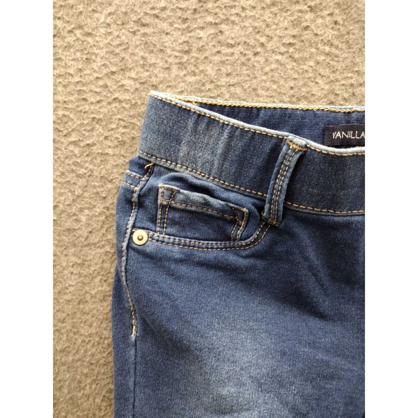Vintage VINTAGE Vanilla Star Women's Jeans 8 Blue Denim High Rise Skinny Tailored 5-Pocket City Womens Size 30" / US 8 / IT 44 - 6 Thumbnail