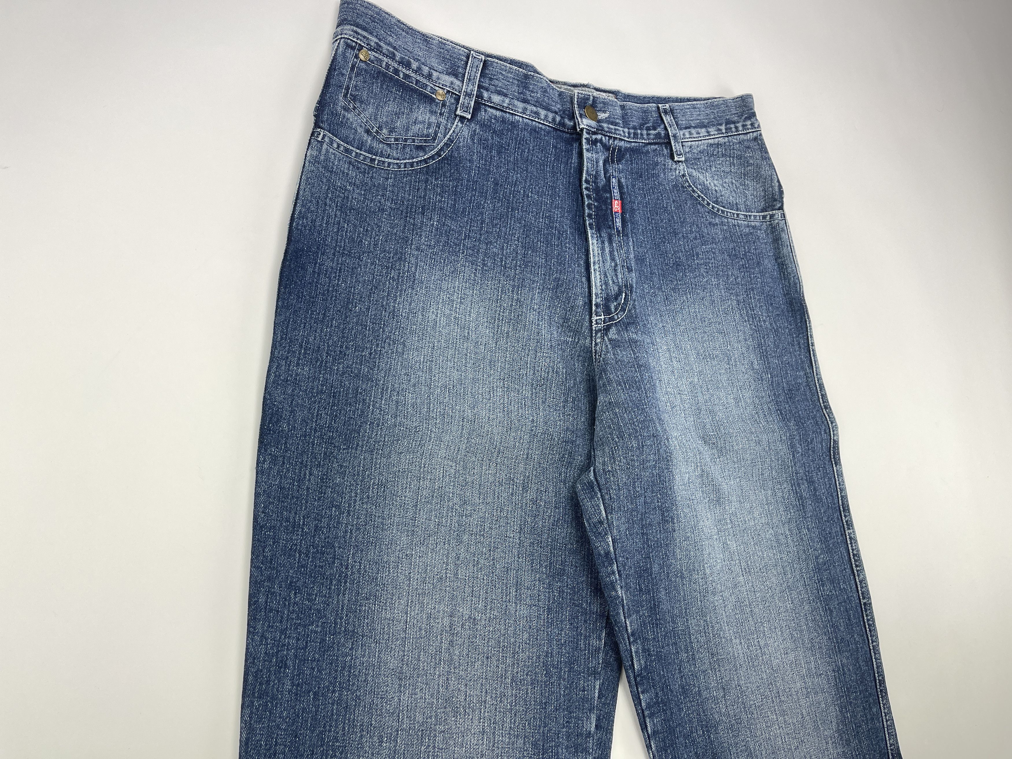 Vintage SWG jeans, blue Street War Gear vintage baggy hip hop 90s 36 Size US 36 / EU 52 - 8 Thumbnail
