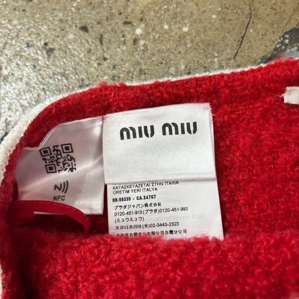Miu Miu Miu Miu Boucle Skirt Size 25" / US 0 / IT 36 - 3 Thumbnail