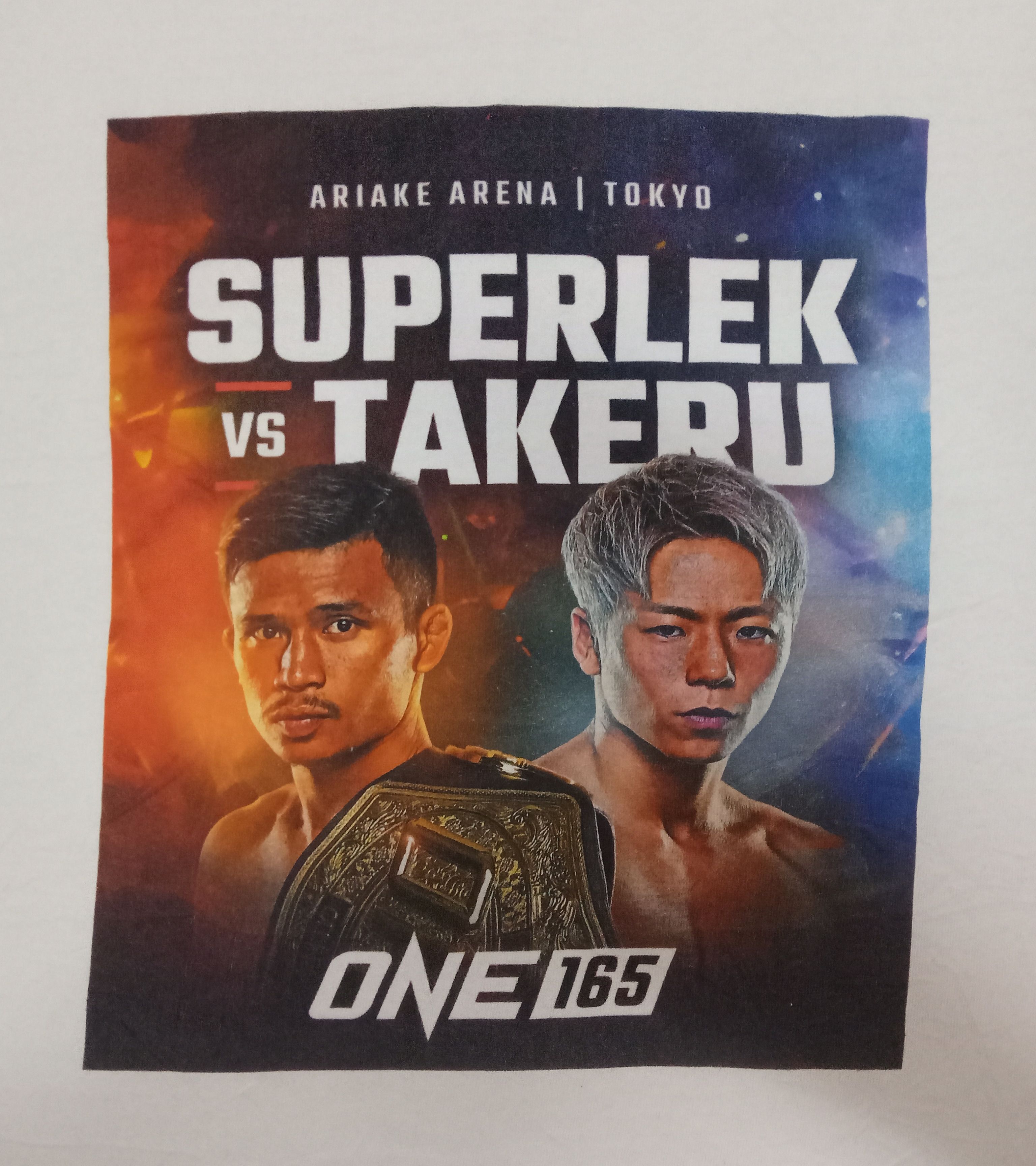 Other One 165 Superlek vs Takeru Ariake Arena Tokyo Rare T Shirt Size US XL / EU 56 / 4 - 4 Thumbnail