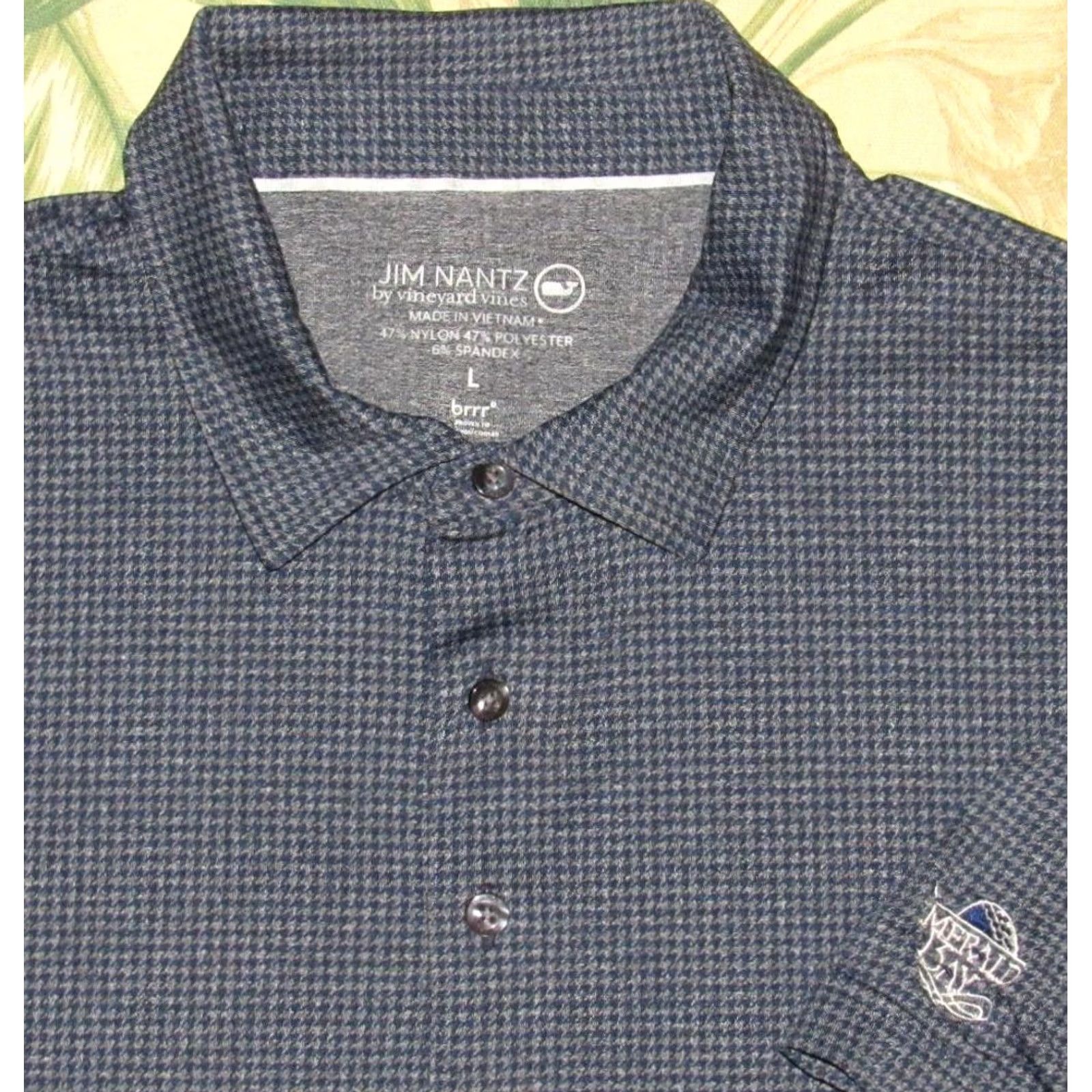 Vineyard Vines VINEYARD VINES Jim Nantz Short Sleeve Polo Shirt Emerald Bay Golf Club Large Polo Mens L Emerald Bay Golf Club Emerald Bay Golf Club Large Size US L / EU 52-54 / 3 - 2 Thumbnail