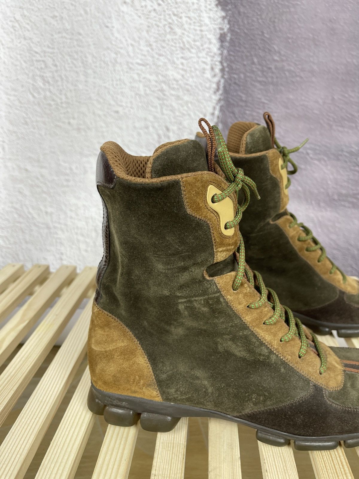 Miu Miu Miu Miu Prada archive leather suede vintage boots sneakers Size US 7 / IT 37 - 3 Thumbnail