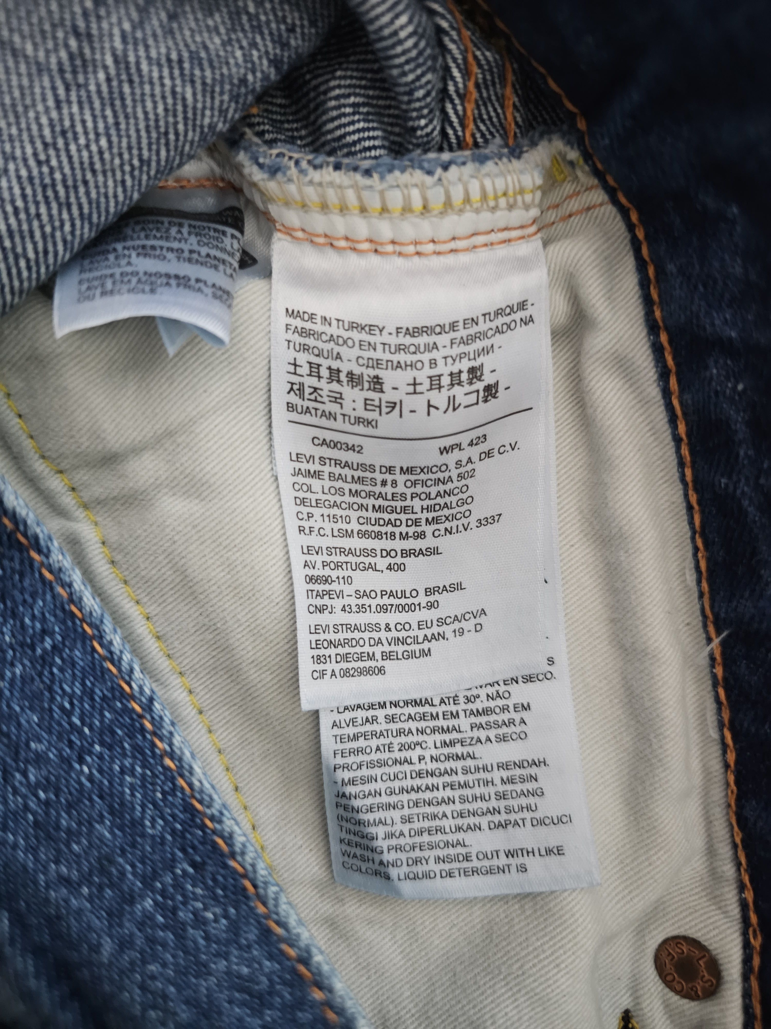 Levi's Vintage Clothing NWT LVC Levi's Vintage Clothing 1950s 701 W30 Selvedge Big E Size 30" / US 8 / IT 44 - 11 Thumbnail