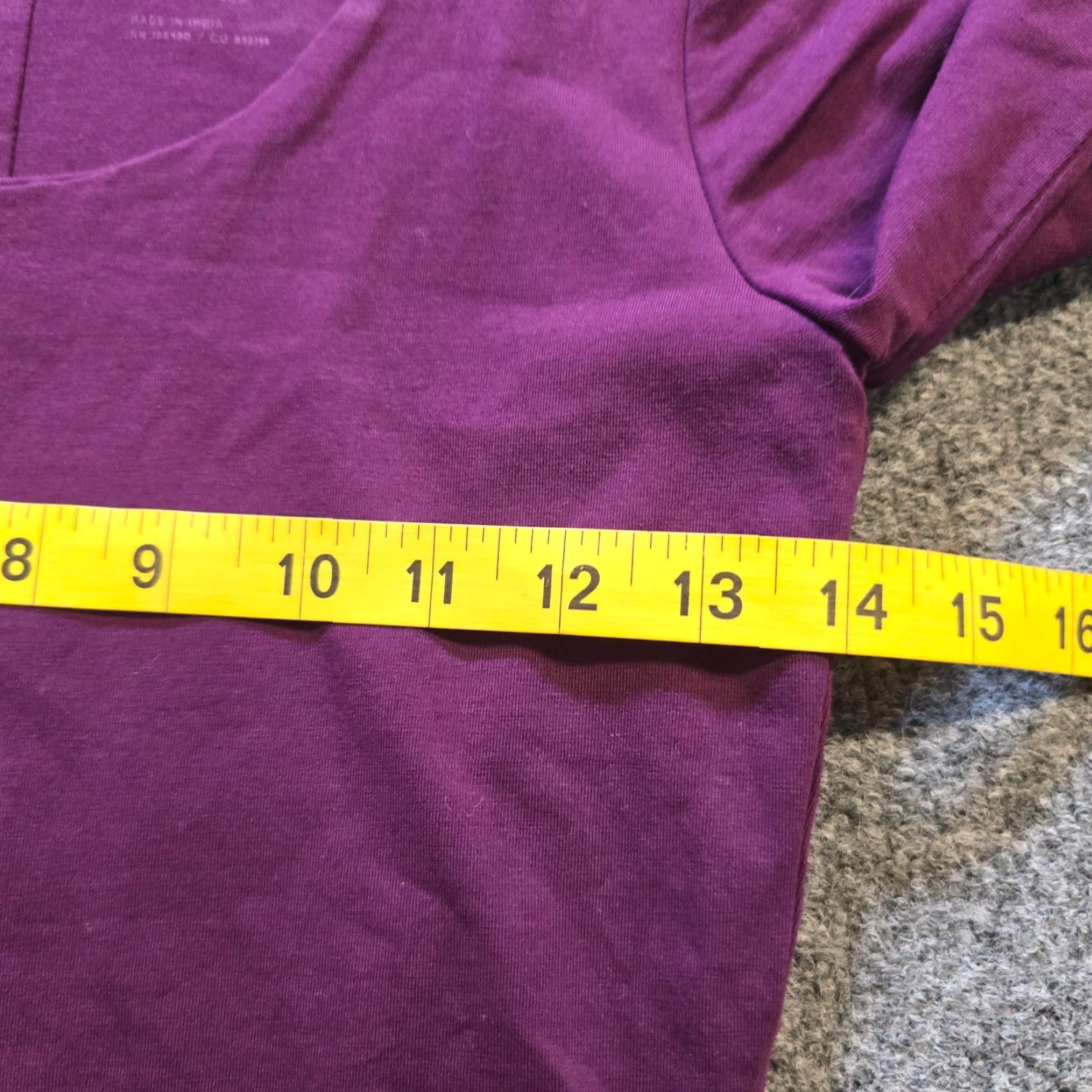 Vintage Pact Bodysuit Womens Small Purple Long Sleeve Scoop Neck Fitted Capsule Casual Size S / US 4 / IT 40 - 5 Thumbnail
