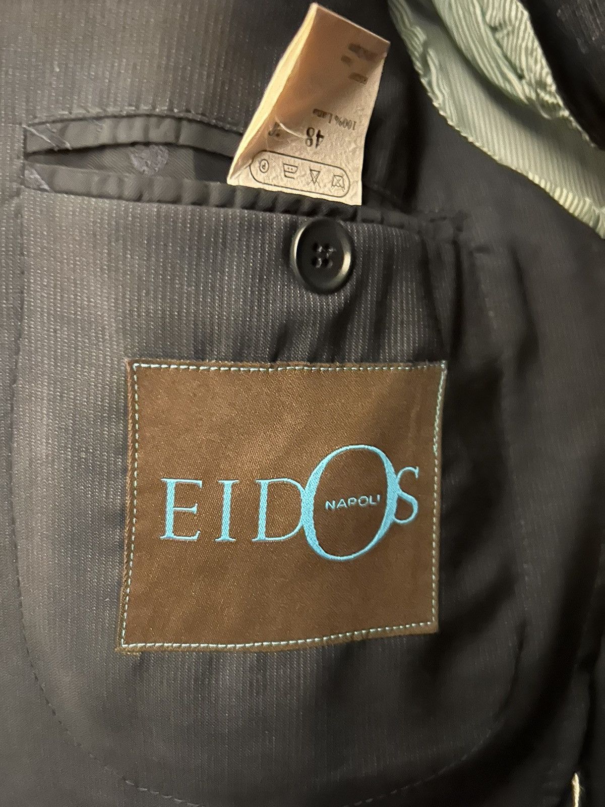 Eidos Napoli Eidos Napoli Navy Unstructured Blazer Size 36R - 5 Thumbnail