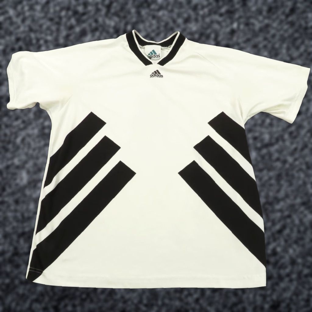 Adidas VINTAGE Adidas Equipment Shirt Mens XL Made in USA Soccer Jersey Template #4 VTG Size US XL / EU 56 / 4 - 1 Thumbnail