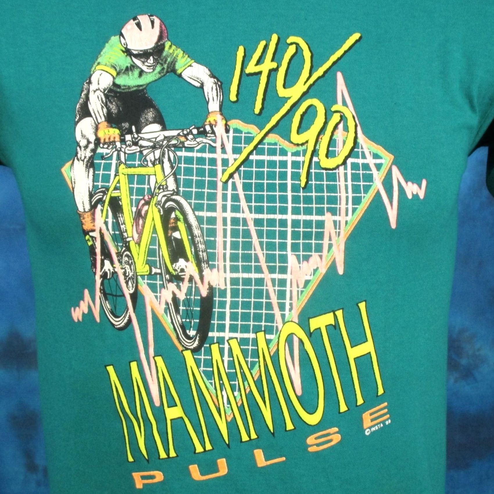 Vintage vintage BICYCLE RACE MAMMOTH PULSE 140/90 T-Shirt XS bike Size US XS / EU 42 / 0 - 2 Thumbnail