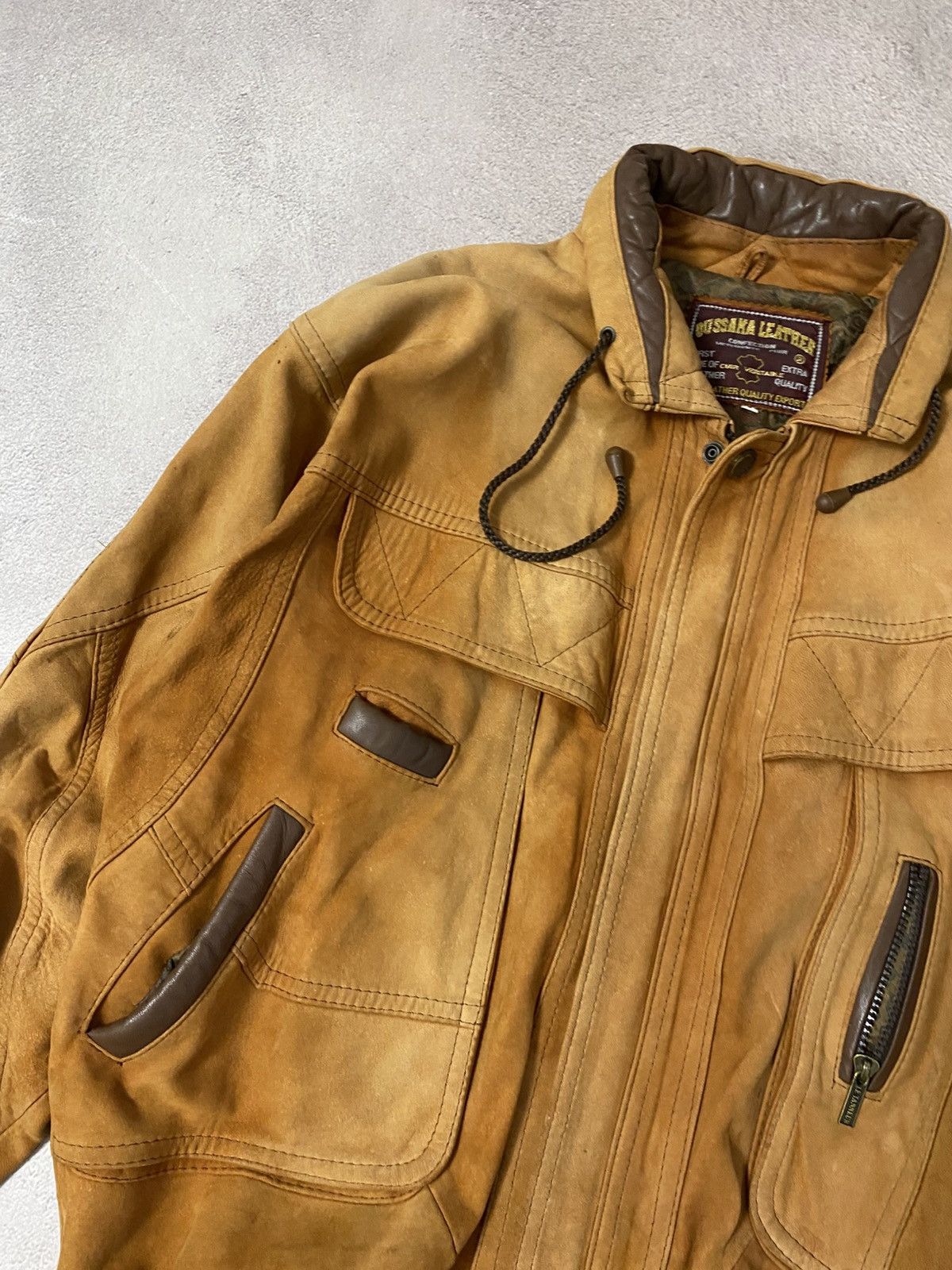 Other Leather Avant Garde Guidi style brown Leather Jacket Size US XL / EU 56 / 4 - 4 Thumbnail