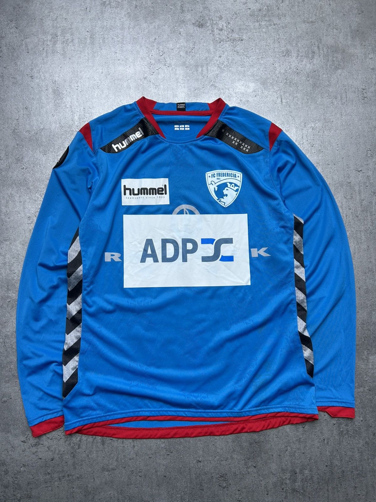 Hummel Match Worn FC Fredericia GK Jersey #17 Andreas Greve Hummel Size US XL / EU 56 / 4 - 2 Thumbnail