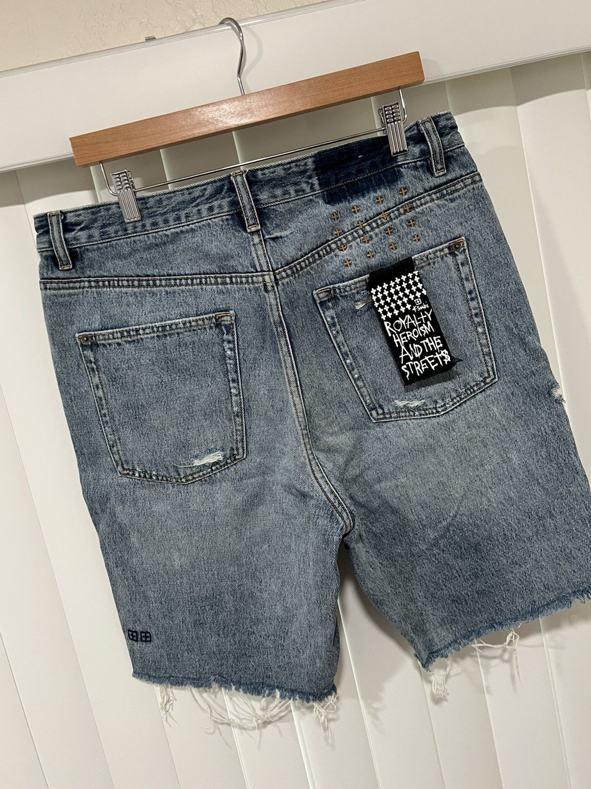 Ksubi Ksubi Wolf Denim Short Rekonize Ruins Size US 34 / EU 50 - 7 Thumbnail