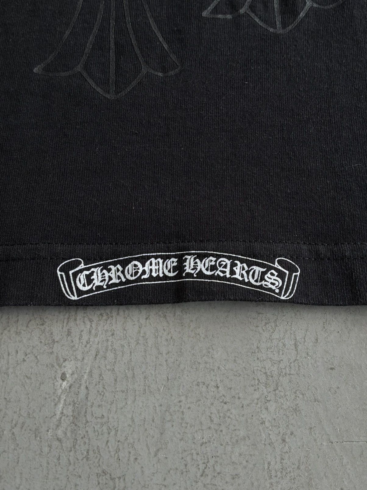 Chrome Hearts Vintage Chrome - Tonal Cemetery Tee Size US S / EU 44-46 / 1 - 9 Thumbnail