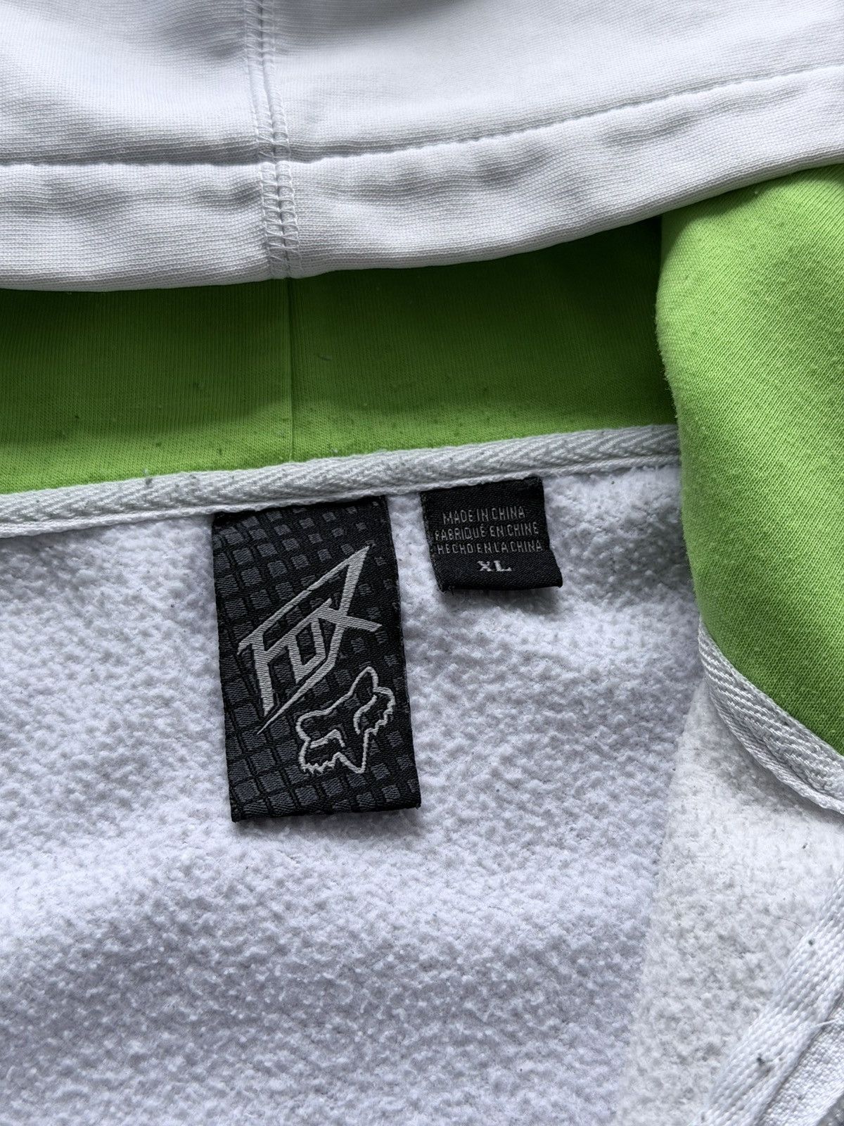 Fox Racing Vintage Y2K Fox Racing Zip Hoodie 00s Size US XL / EU 56 / 4 - 5 Thumbnail