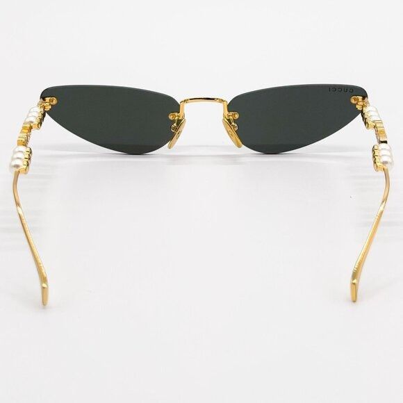Gucci NEW GUCCI GG1920S 001 SUNGLASSES GOLD WOMEN CAT EYE EYEWEAR Size ONE SIZE - 8 Thumbnail