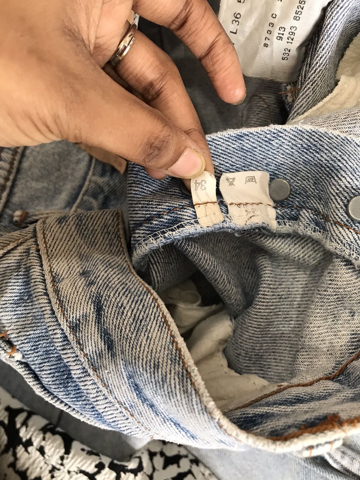 Levi's Vintage Levi’s 501 denim Size US 34 / EU 50 - 14 Thumbnail