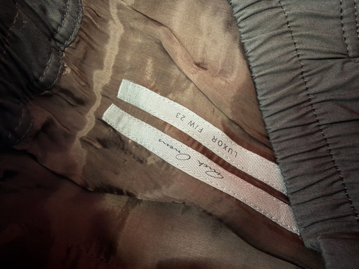 Rick Owens FW23 RICK OWENS BROWN LEATHER SHORTS Size US 36 / EU 52 - 4 Thumbnail