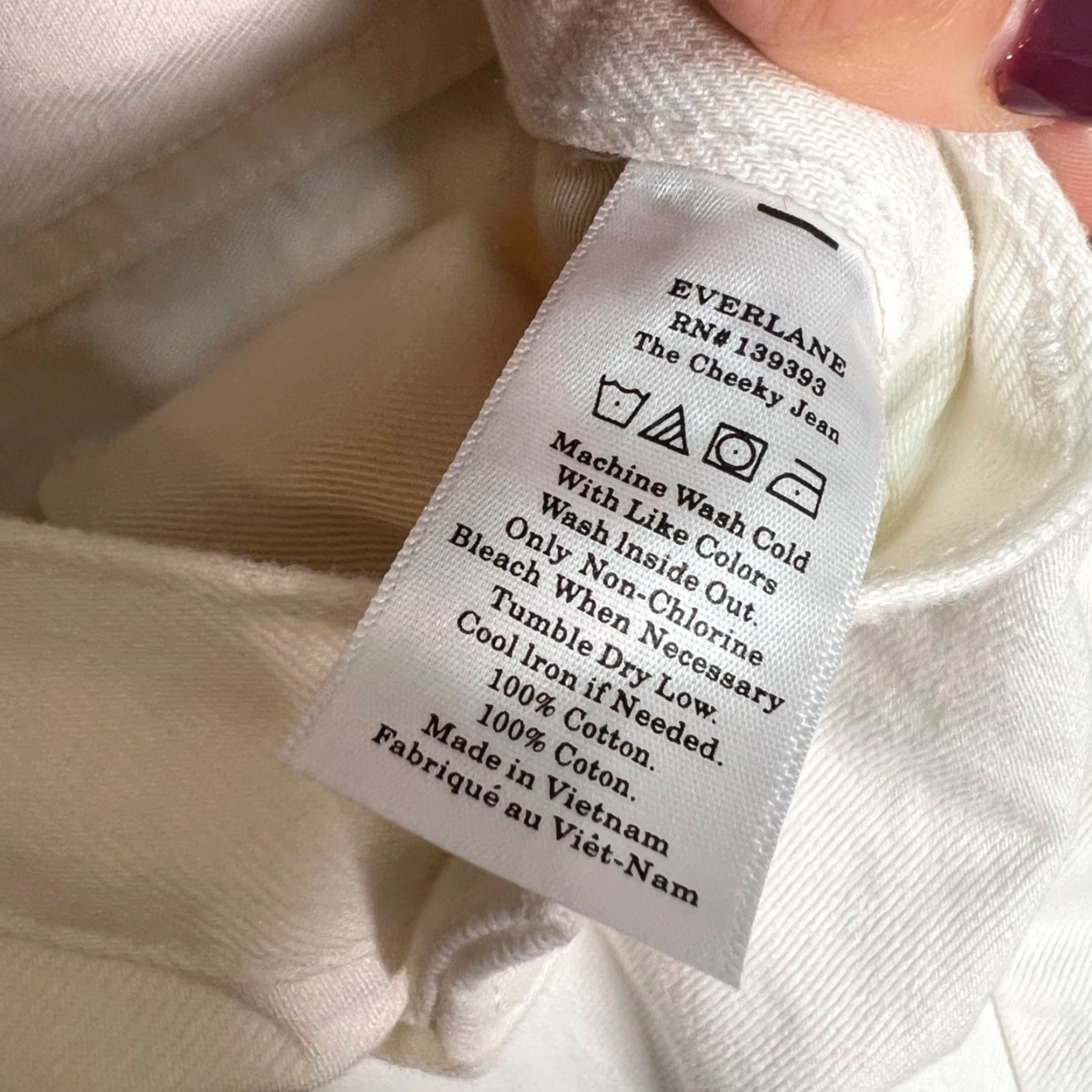 Everlane Everlane White Womens 27 Crop Cheeky Jean High-Waisted Straight Leg Pants Jeans 27 White 90s Crop Womens Size 27" / US 4 / IT 40 - 4 Thumbnail