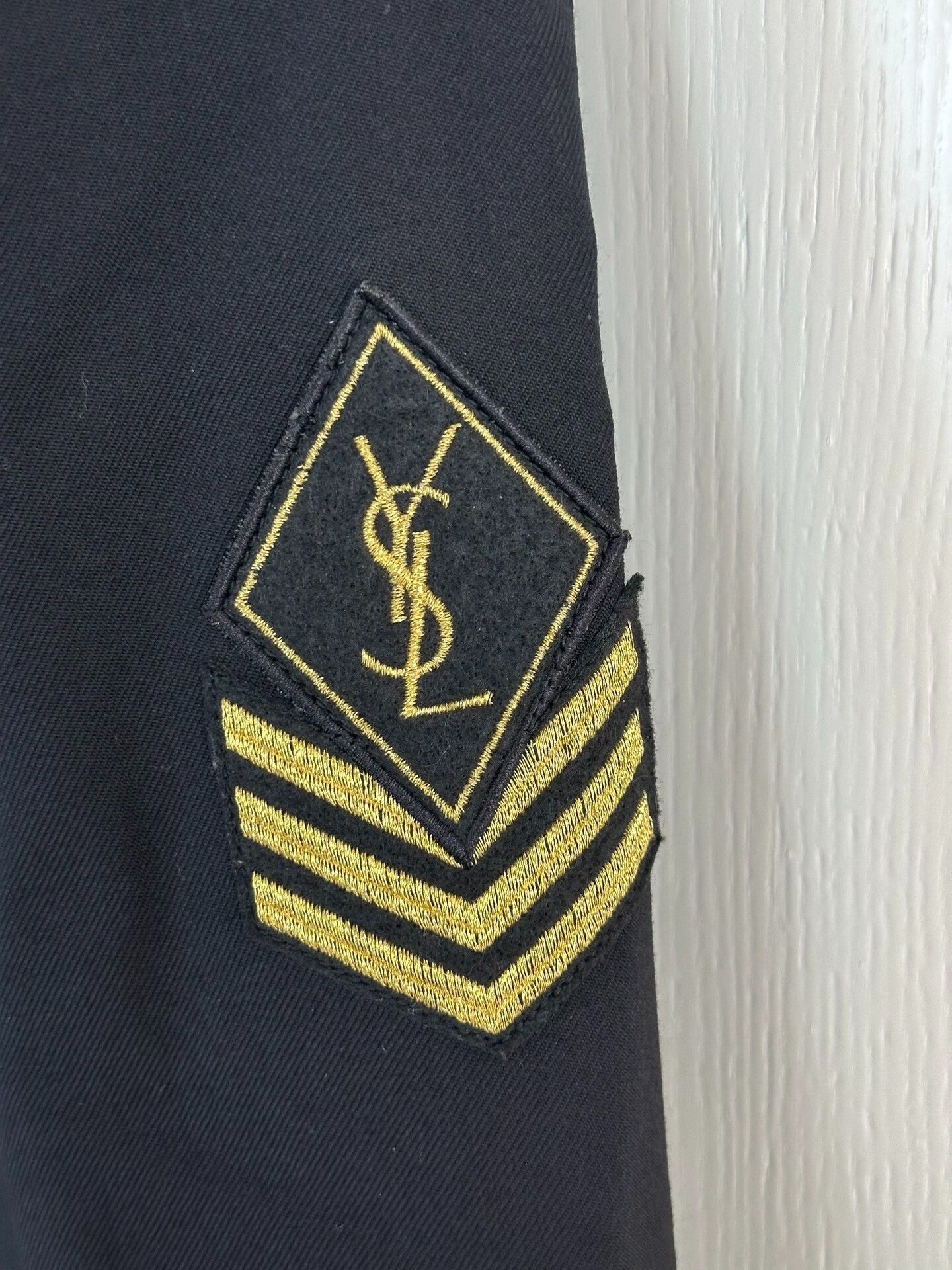 Saint Laurent Paris Saint Laurent Preppy Gold Thread Armband Jacket Size US M / EU 48-50 / 2 - 3 Thumbnail