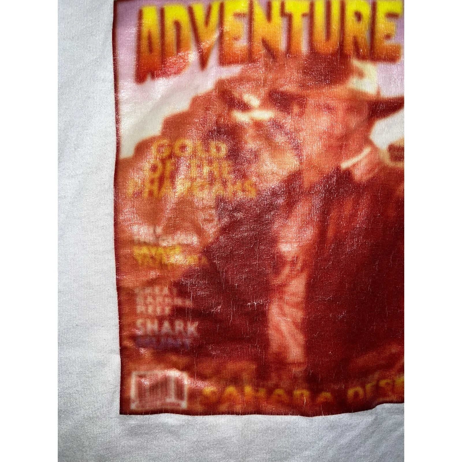 Fruit Of The Loom Vintage Gold Of The Pharoahs Shirt Sahara Life Movie Tee 90s Size US XL / EU 56 / 4 - 3 Thumbnail