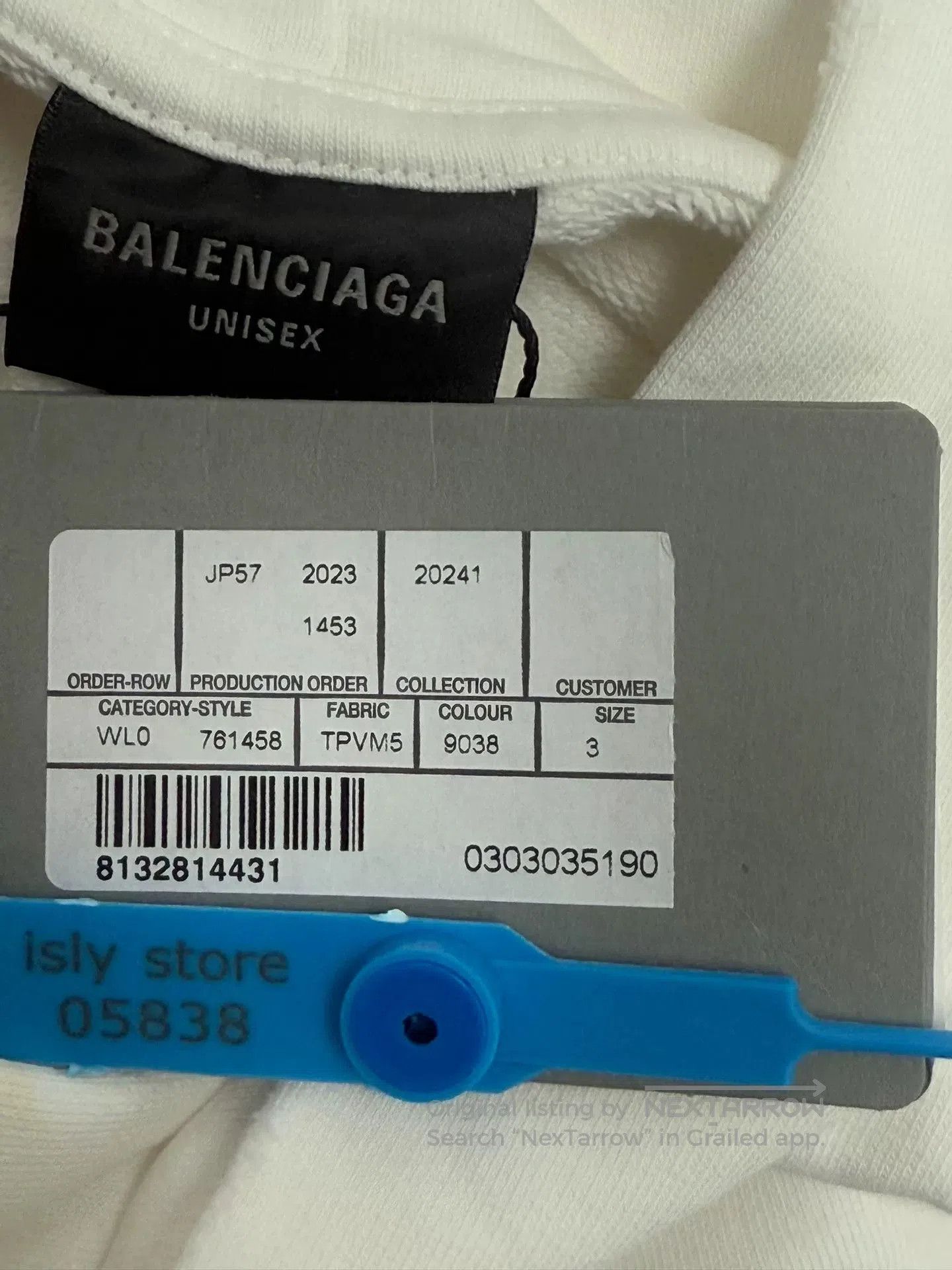 Balenciaga Balenciaga Printed Distressed Hooded Sweatshirt. Size US L / EU 52-54 / 3 - 5 Thumbnail