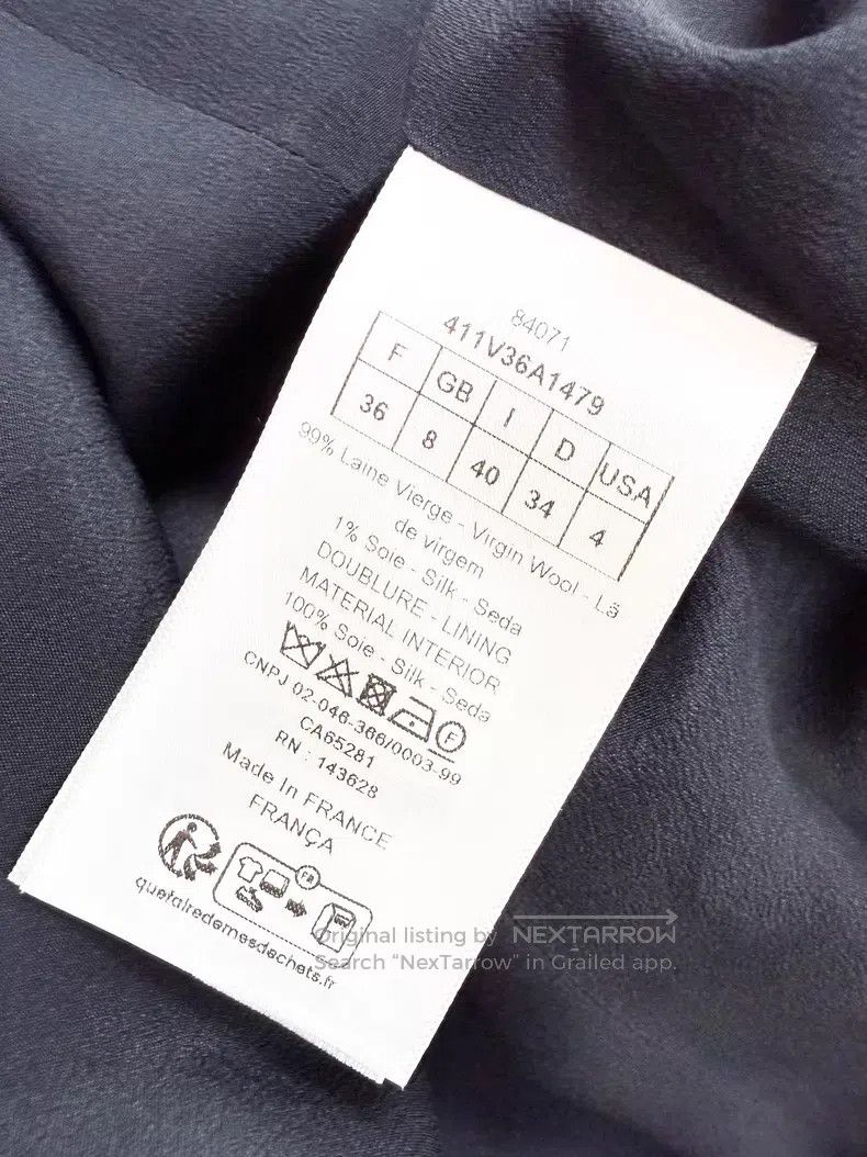 Dior Dior Thousand-bird check waisted suit jacket Size XS / US 0-2 / IT 36-38 - 6 Thumbnail