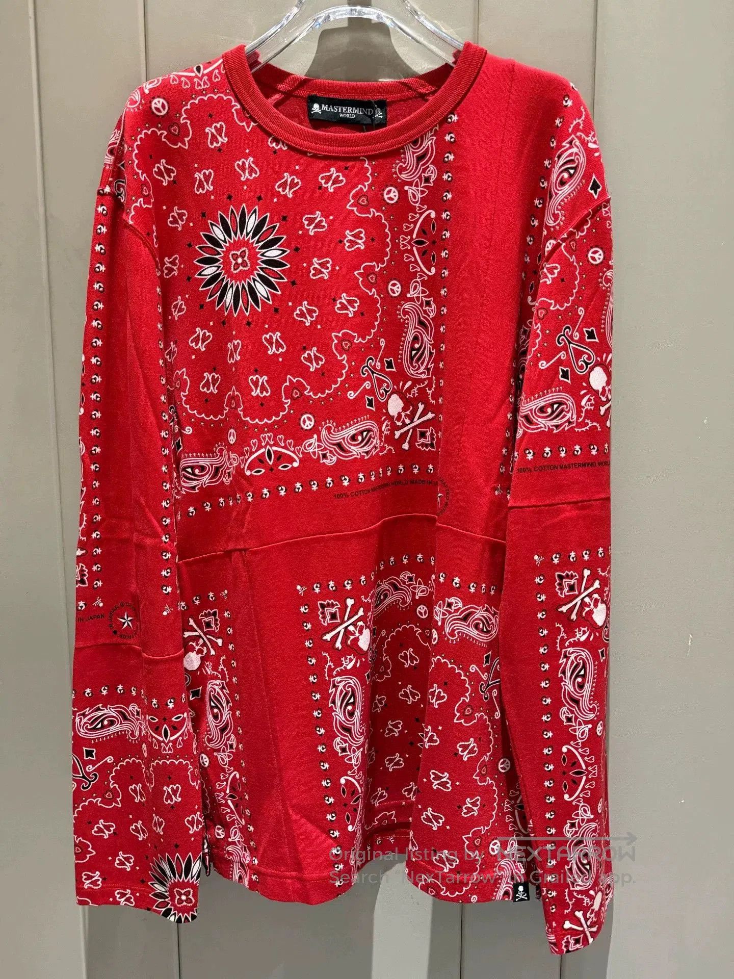 Japanese Brand MASTERMINO Long-Sleeve Crew Neck T-Shirt. Size US XS / EU 42 / 0 - 1 Thumbnail